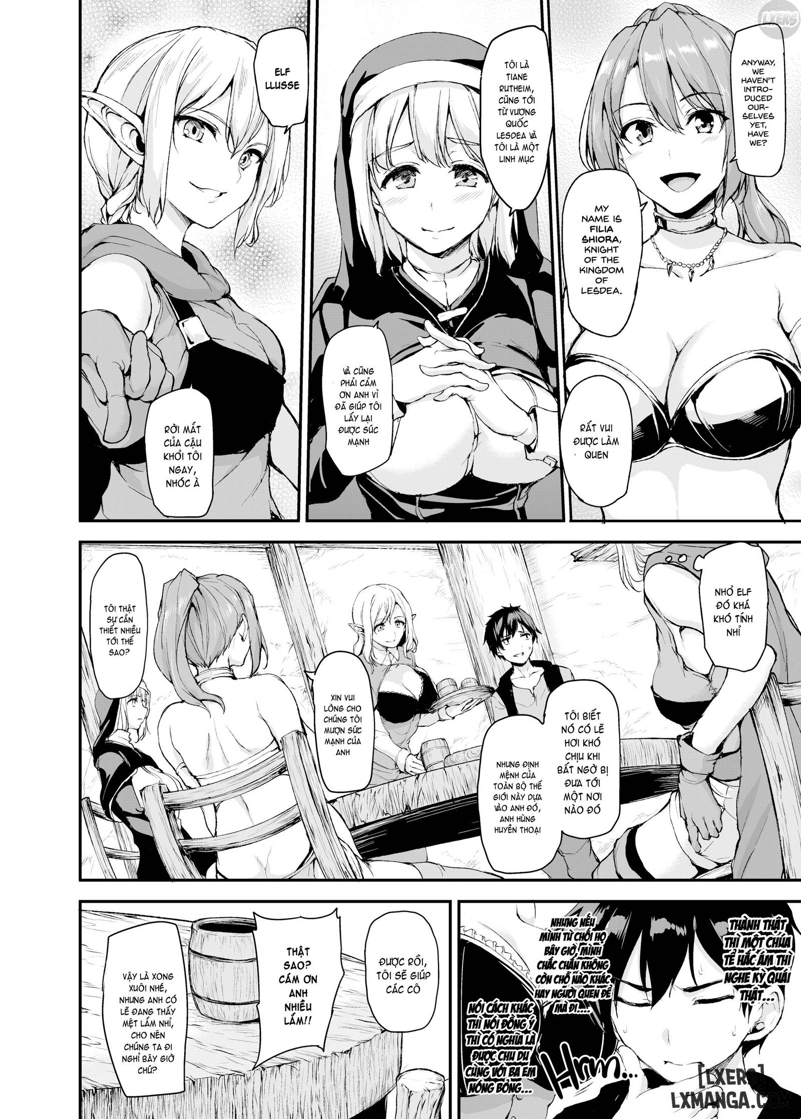 HentaiVN.net - Ảnh 11 - Câu Chuyện Về Harem Ở Dị Giới - Chapter 1