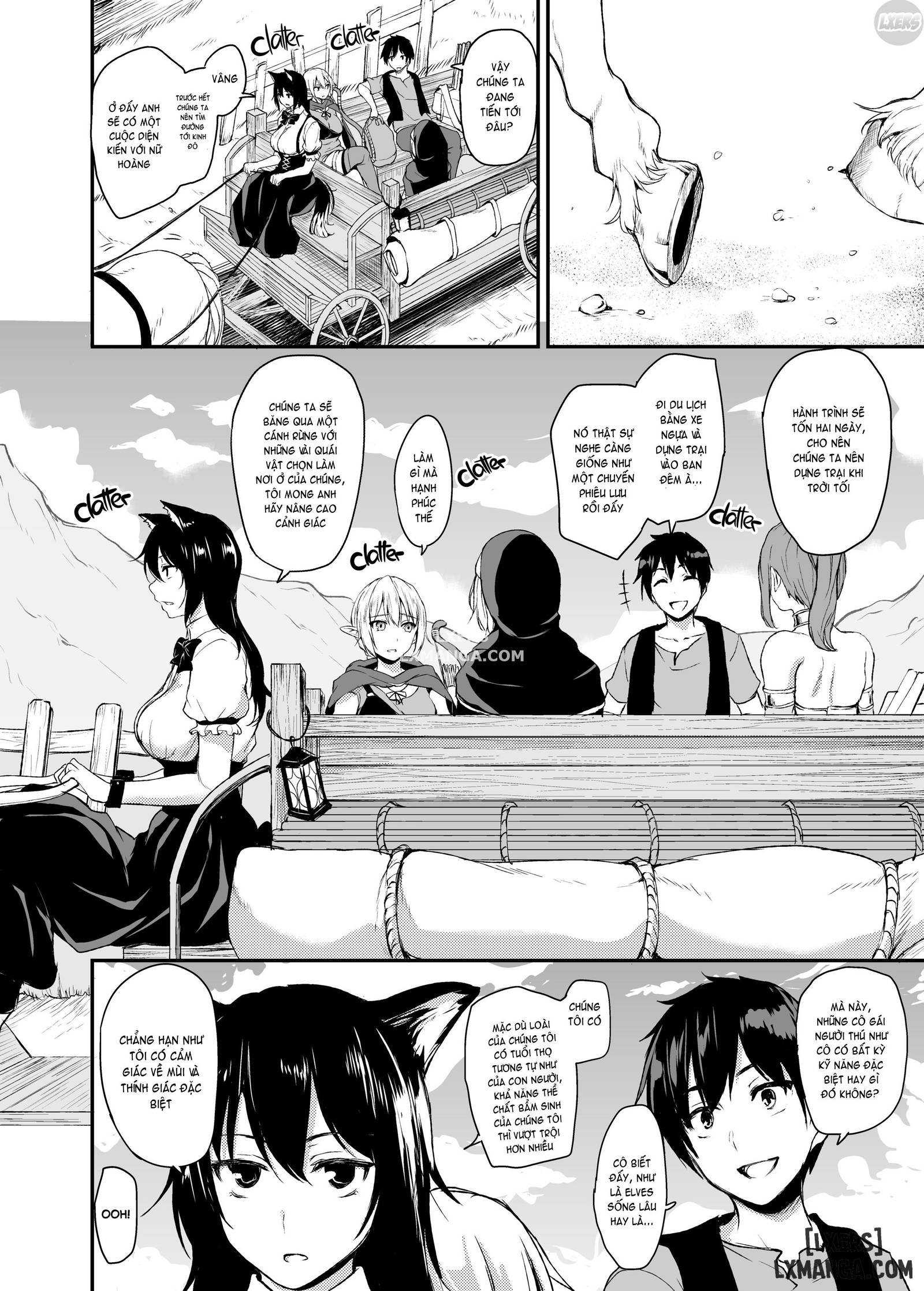 HentaiVN.net - Ảnh 5 - Câu Chuyện Về Harem Ở Dị Giới - Chapter 2