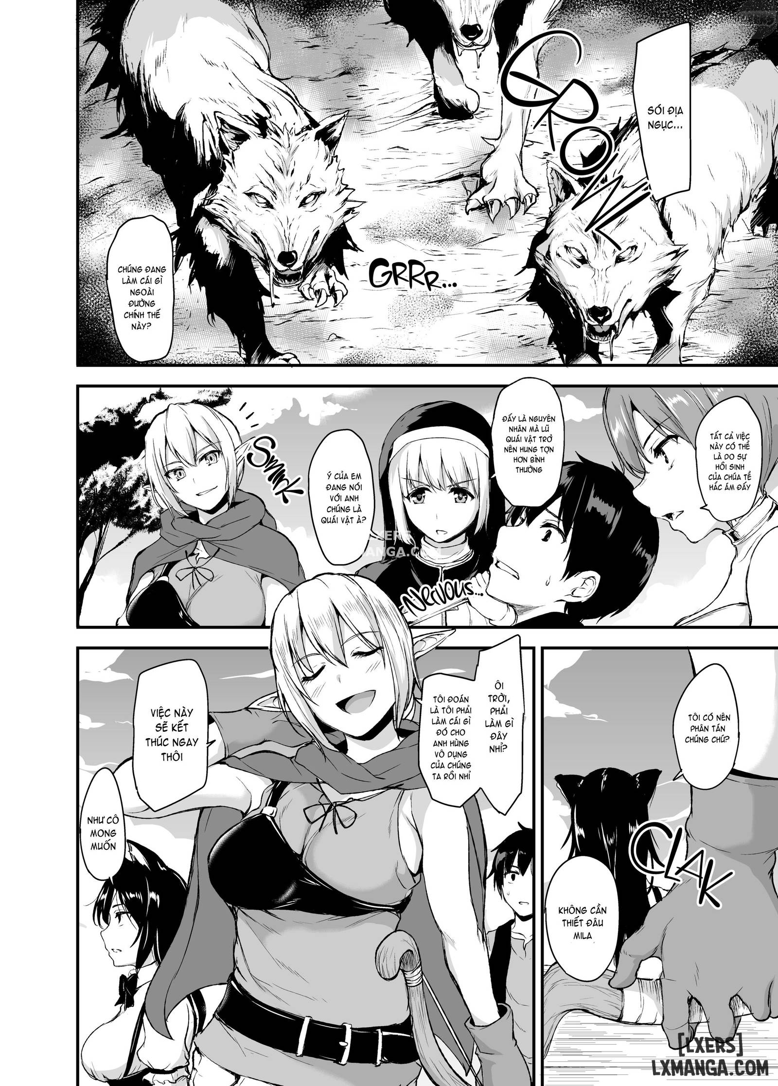 HentaiVN.net - Ảnh 7 - Câu Chuyện Về Harem Ở Dị Giới - Chapter 2
