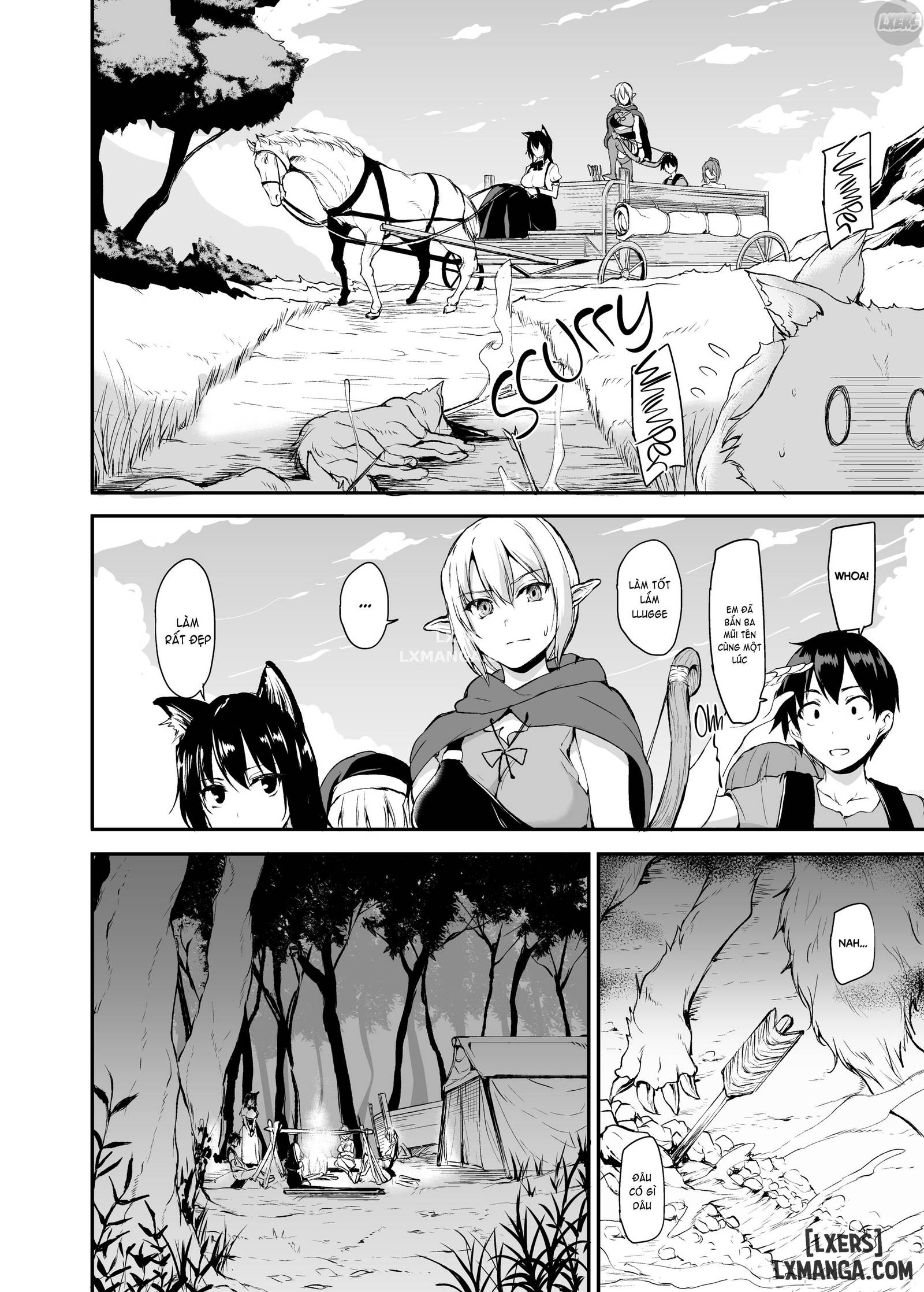 HentaiVN.net - Ảnh 9 - Câu Chuyện Về Harem Ở Dị Giới - Chapter 2
