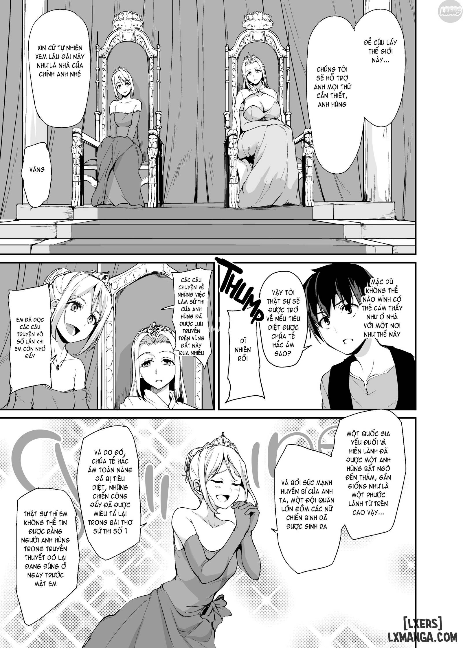 HentaiVN.net - Ảnh 4 - Câu Chuyện Về Harem Ở Dị Giới - Chapter 3