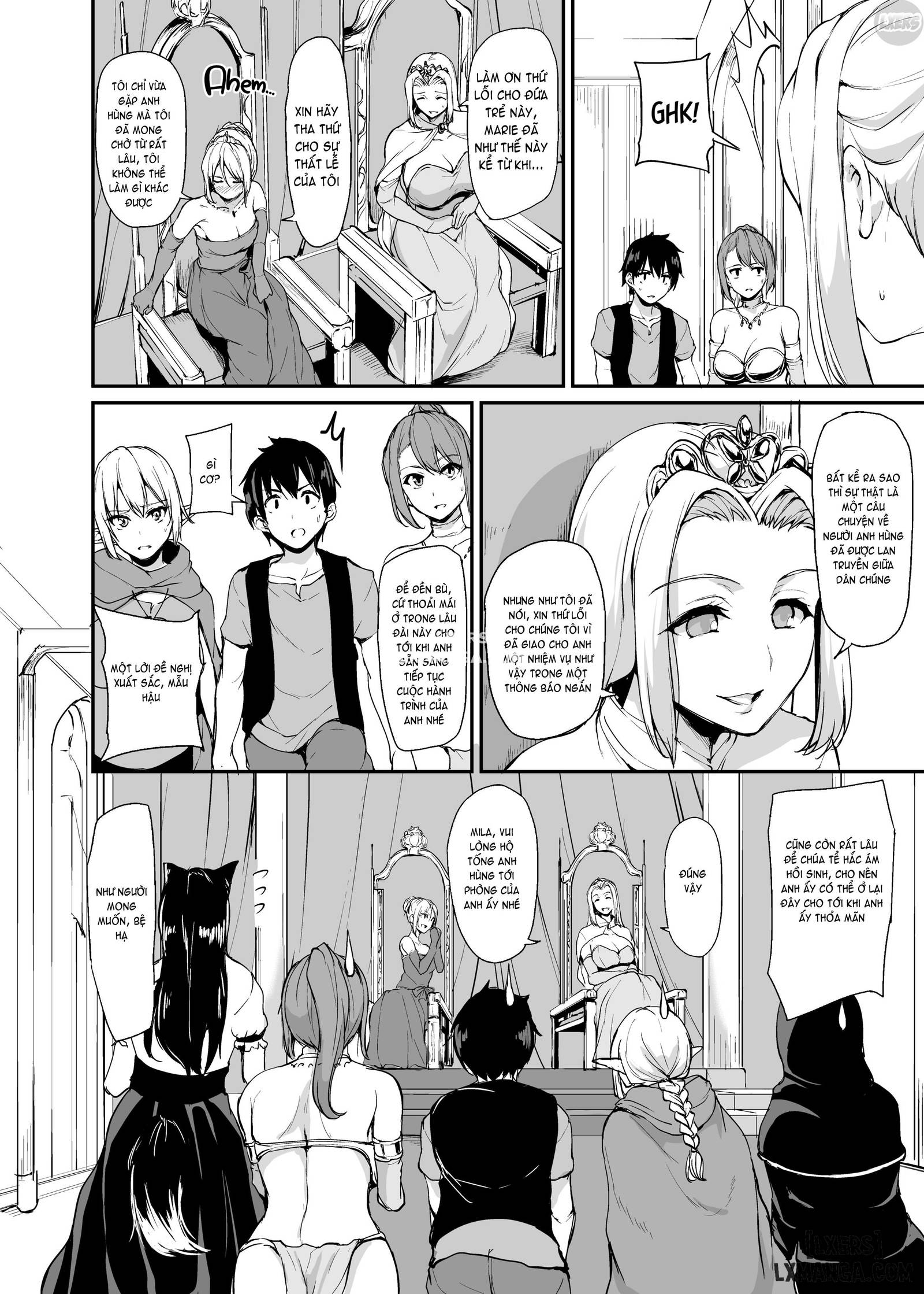 HentaiVN.net - Ảnh 5 - Câu Chuyện Về Harem Ở Dị Giới - Chapter 3