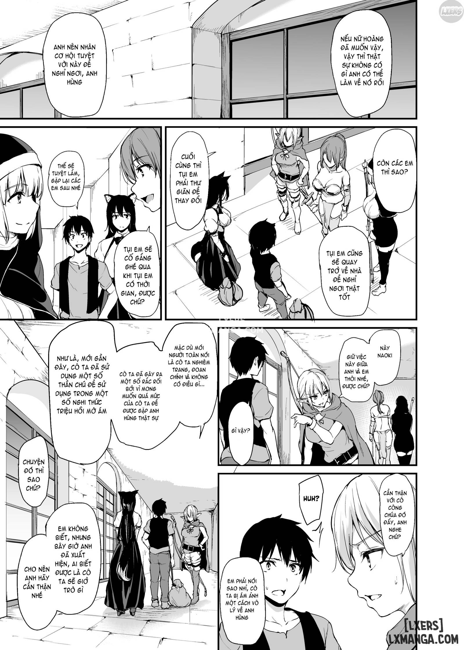 HentaiVN.net - Ảnh 6 - Câu Chuyện Về Harem Ở Dị Giới - Chapter 3