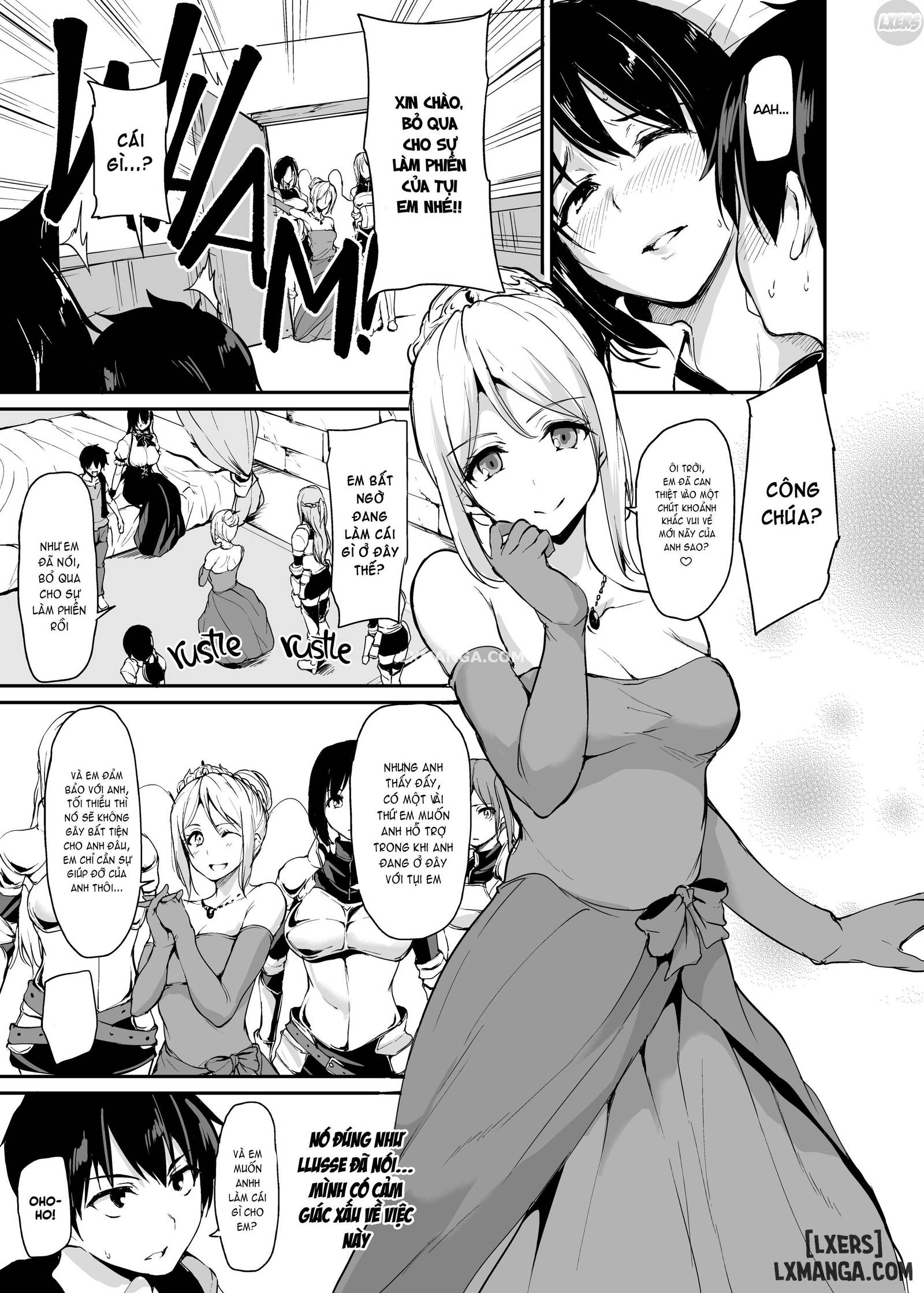HentaiVN.net - Ảnh 65 - Câu Chuyện Về Harem Ở Dị Giới - Chapter 3
