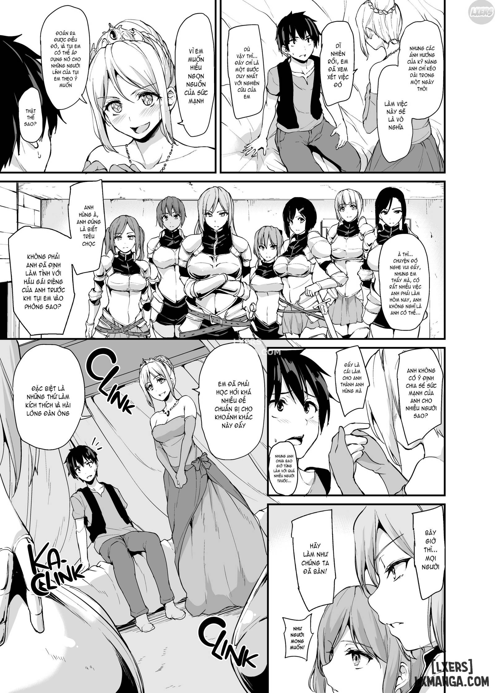 HentaiVN.net - Ảnh 67 - Câu Chuyện Về Harem Ở Dị Giới - Chapter 3