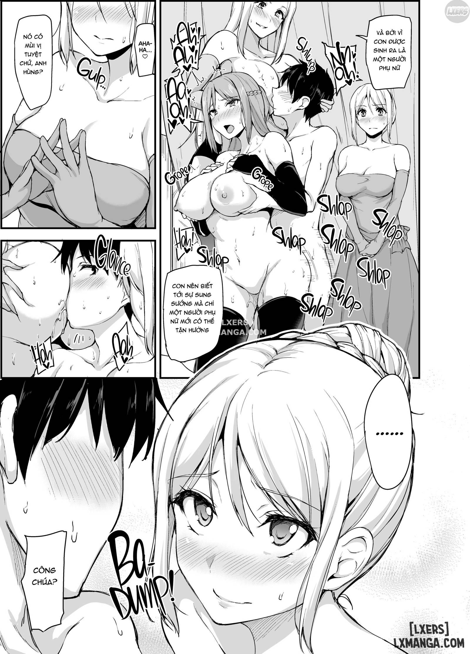 HentaiVN.net - Ảnh 37 - Câu Chuyện Về Harem Ở Dị Giới - Chapter 4
