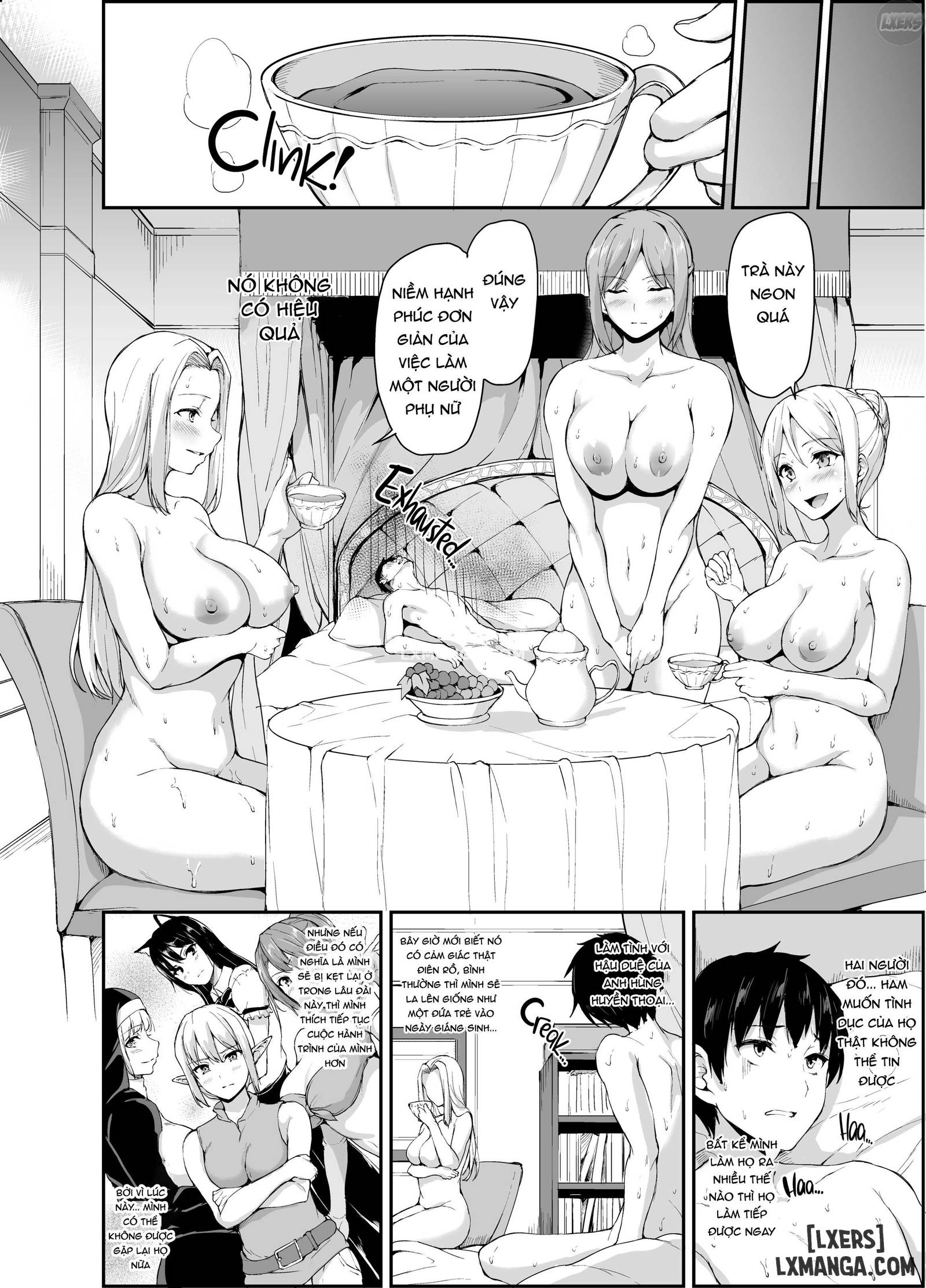 HentaiVN.net - Ảnh 50 - Câu Chuyện Về Harem Ở Dị Giới - Chapter 4