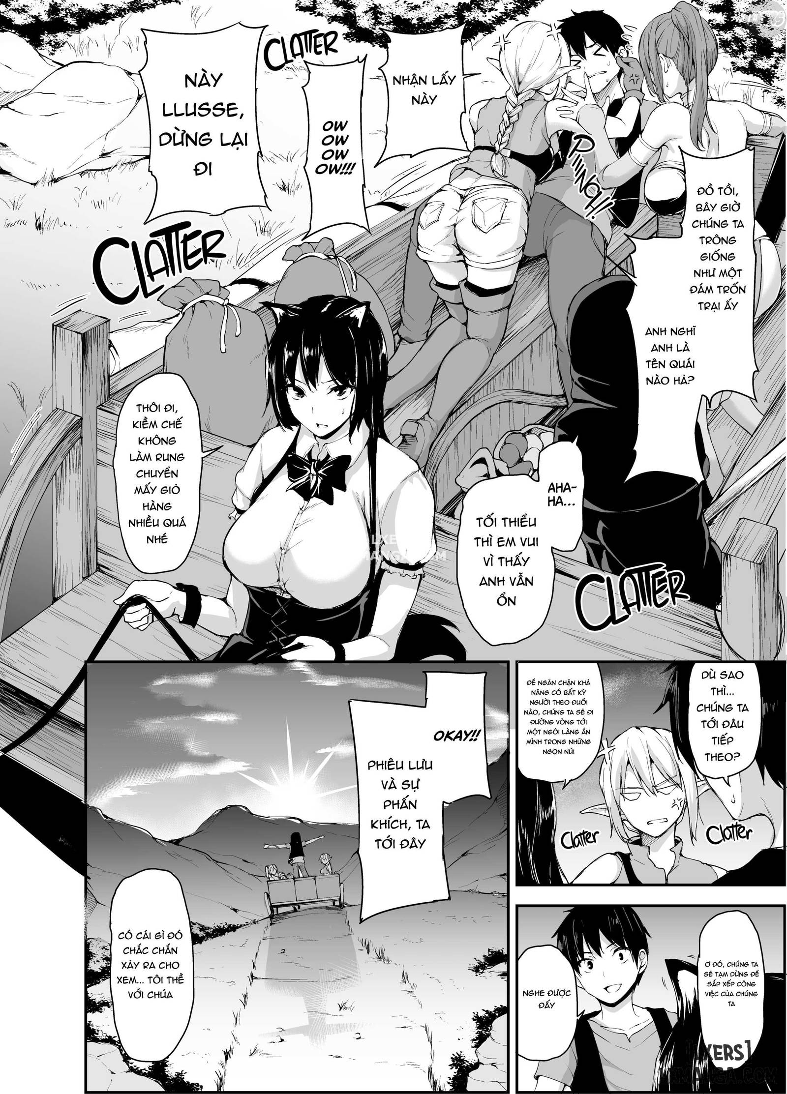 HentaiVN.net - Ảnh 54 - Câu Chuyện Về Harem Ở Dị Giới - Chapter 4