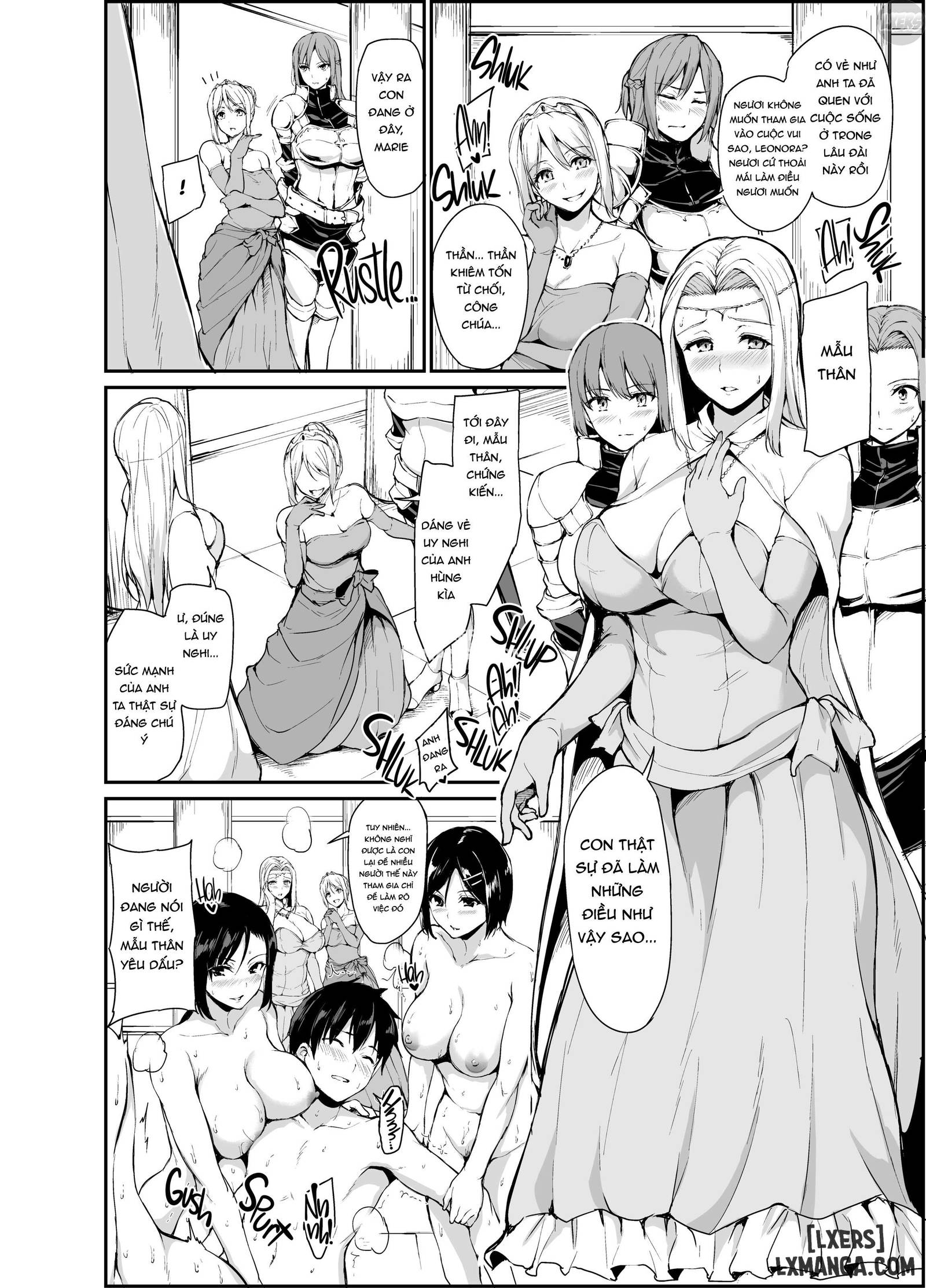 HentaiVN.net - Ảnh 8 - Câu Chuyện Về Harem Ở Dị Giới - Chapter 4