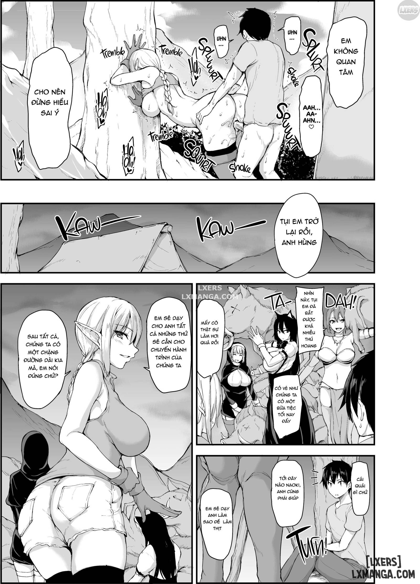 HentaiVN.net - Ảnh 10 - Câu Chuyện Về Harem Ở Dị Giới - Chapter 4.5