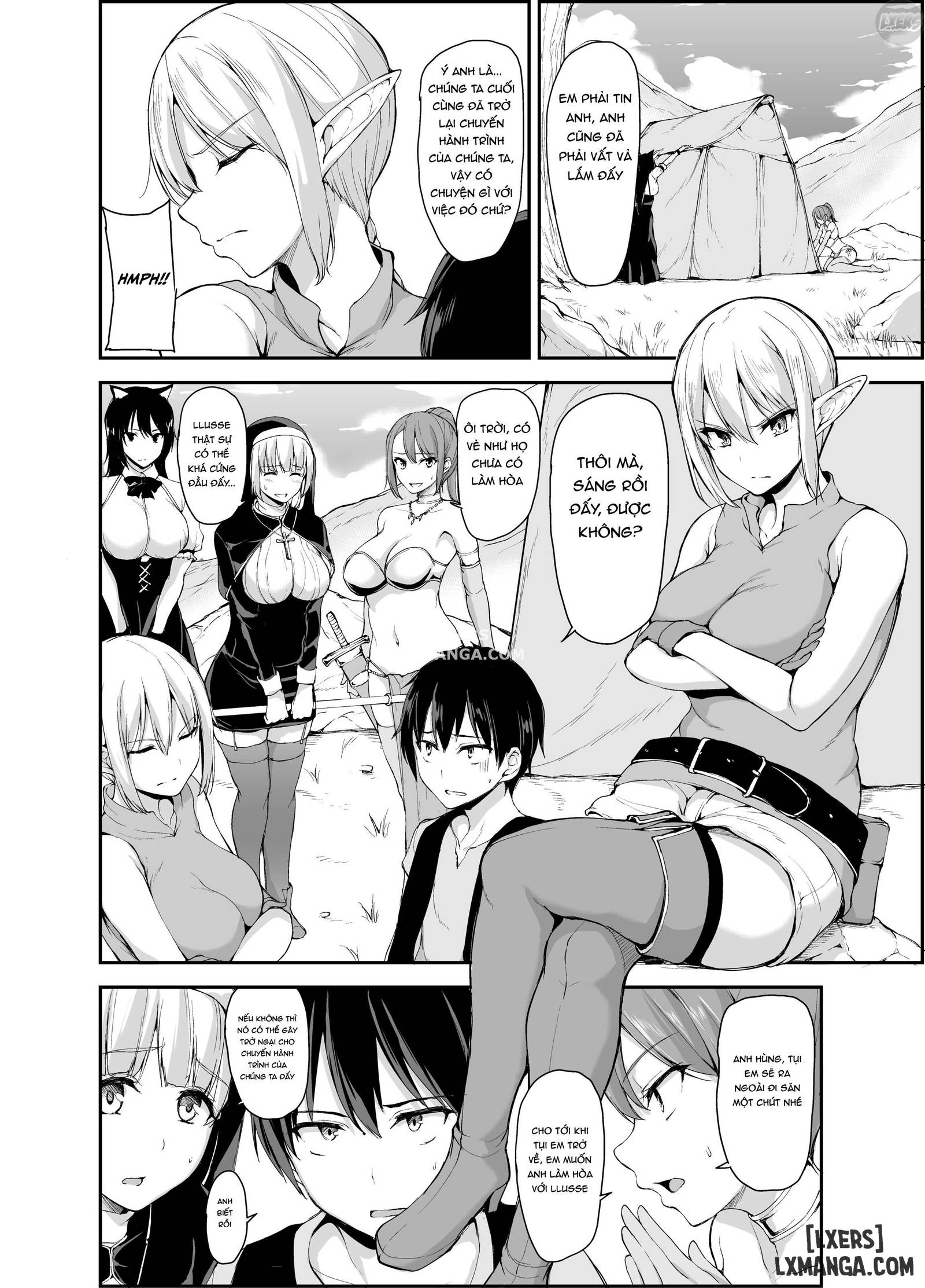 HentaiVN.net - Ảnh 5 - Câu Chuyện Về Harem Ở Dị Giới - Chapter 4.5