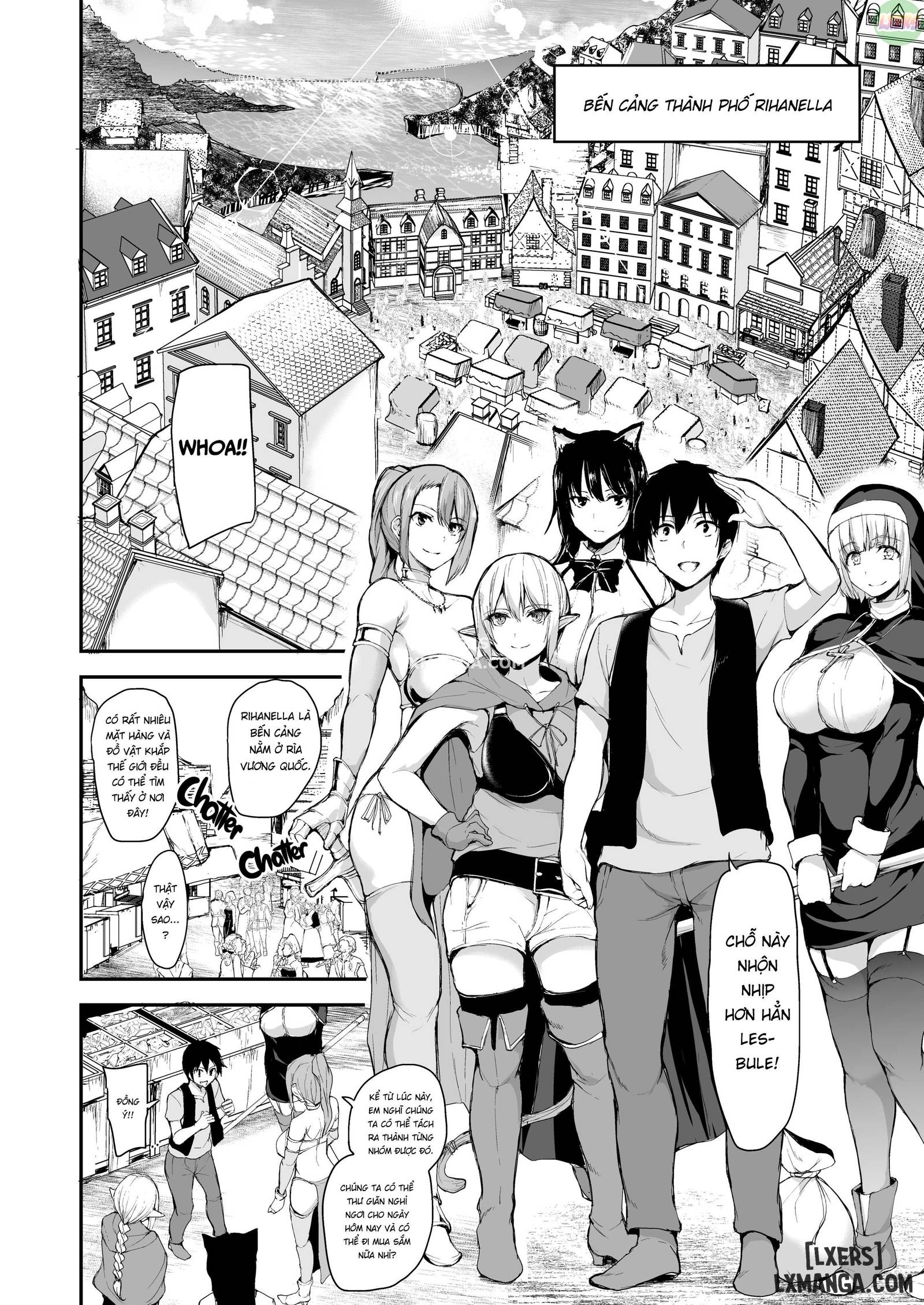HentaiVN.net - Ảnh 6 - Câu Chuyện Về Harem Ở Dị Giới - Chapter 5