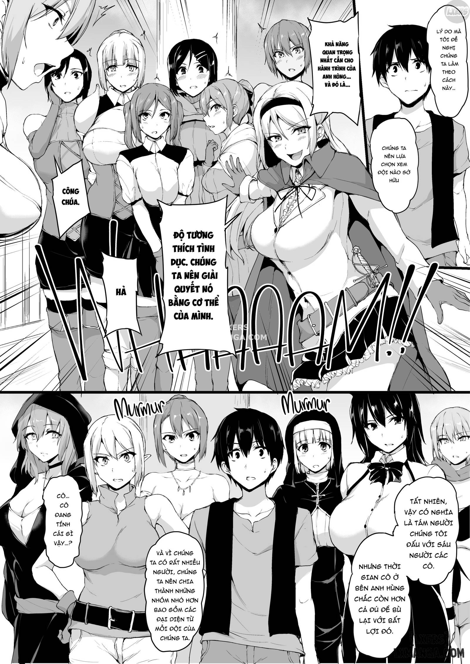 HentaiVN.net - Ảnh 14 - Câu Chuyện Về Harem Ở Dị Giới - Chapter 6