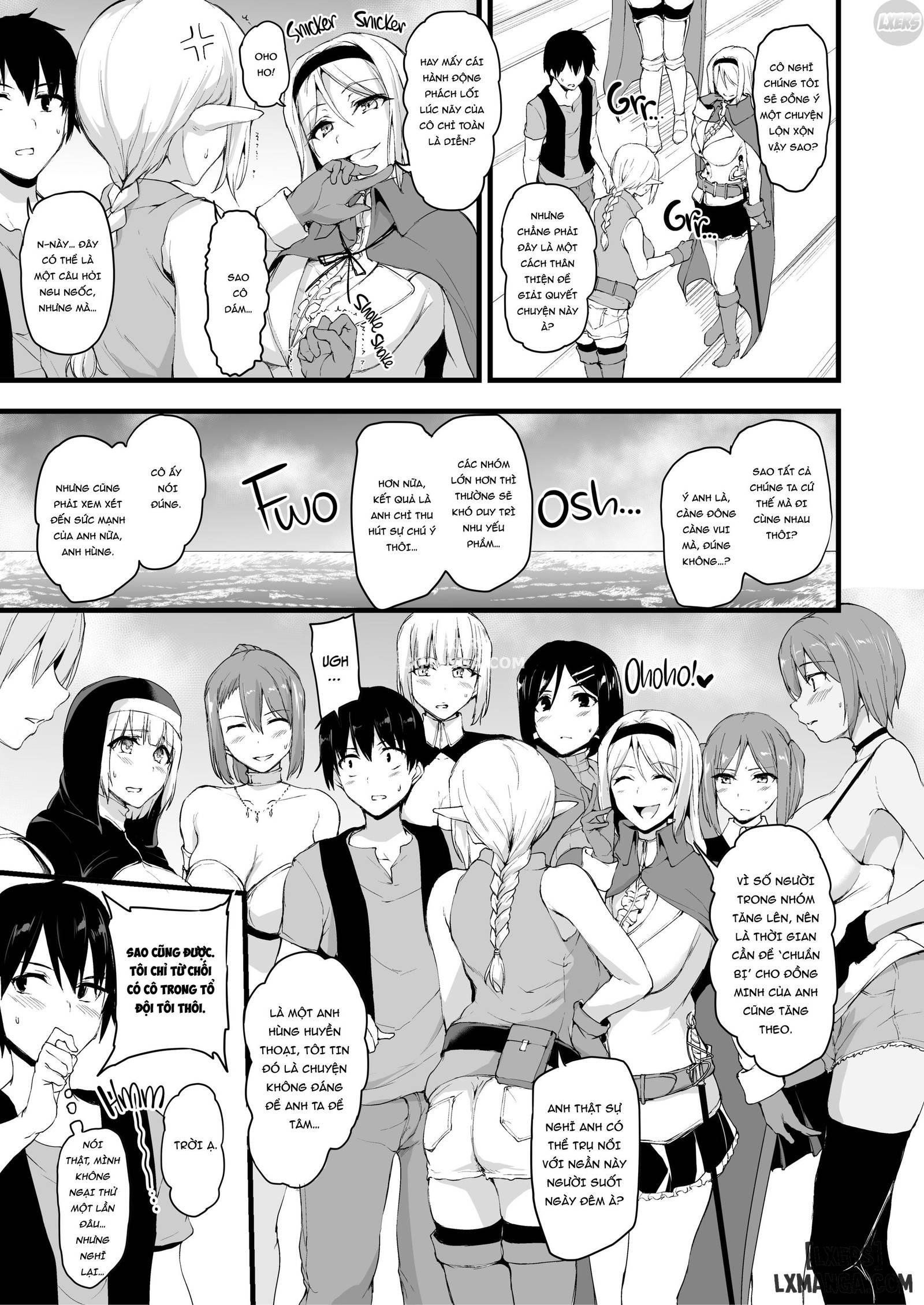 HentaiVN.net - Ảnh 15 - Câu Chuyện Về Harem Ở Dị Giới - Chapter 6