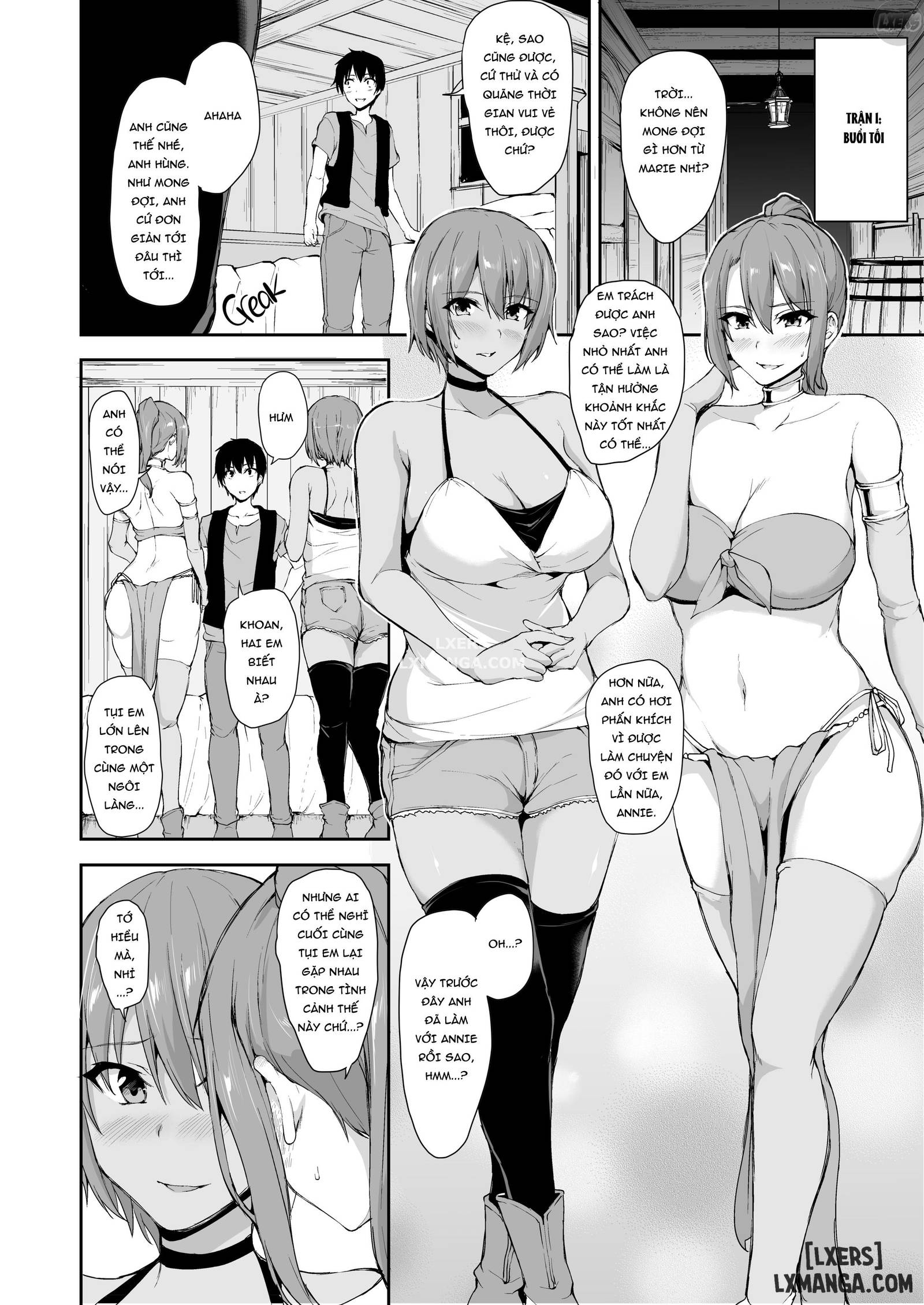 HentaiVN.net - Ảnh 18 - Câu Chuyện Về Harem Ở Dị Giới - Chapter 6