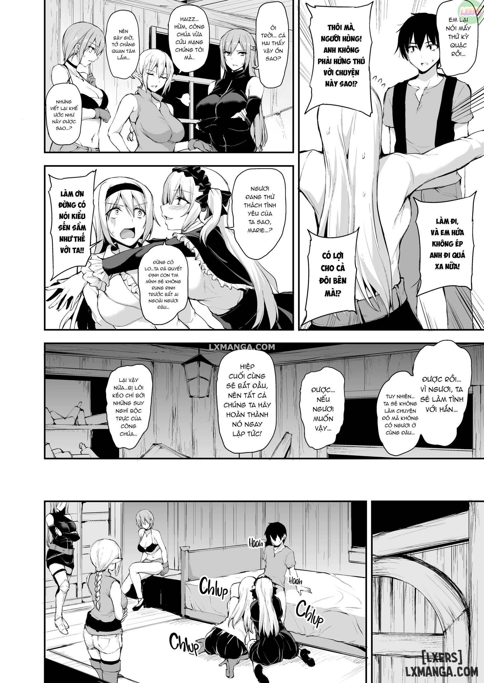 HentaiVN.net - Ảnh 30 - Câu Chuyện Về Harem Ở Dị Giới - Chapter 7