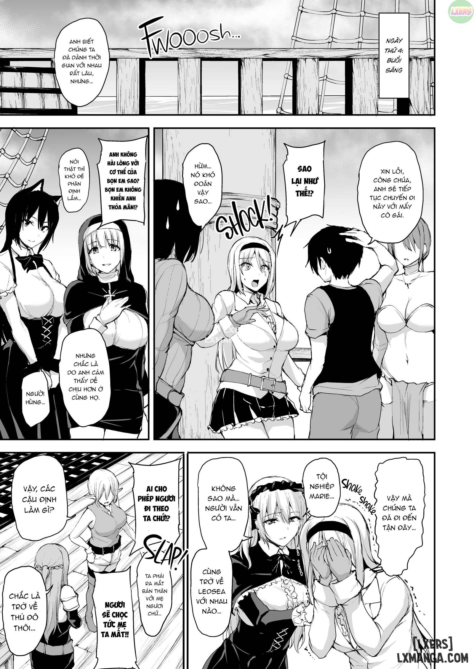 HentaiVN.net - Ảnh 63 - Câu Chuyện Về Harem Ở Dị Giới - Chapter 7