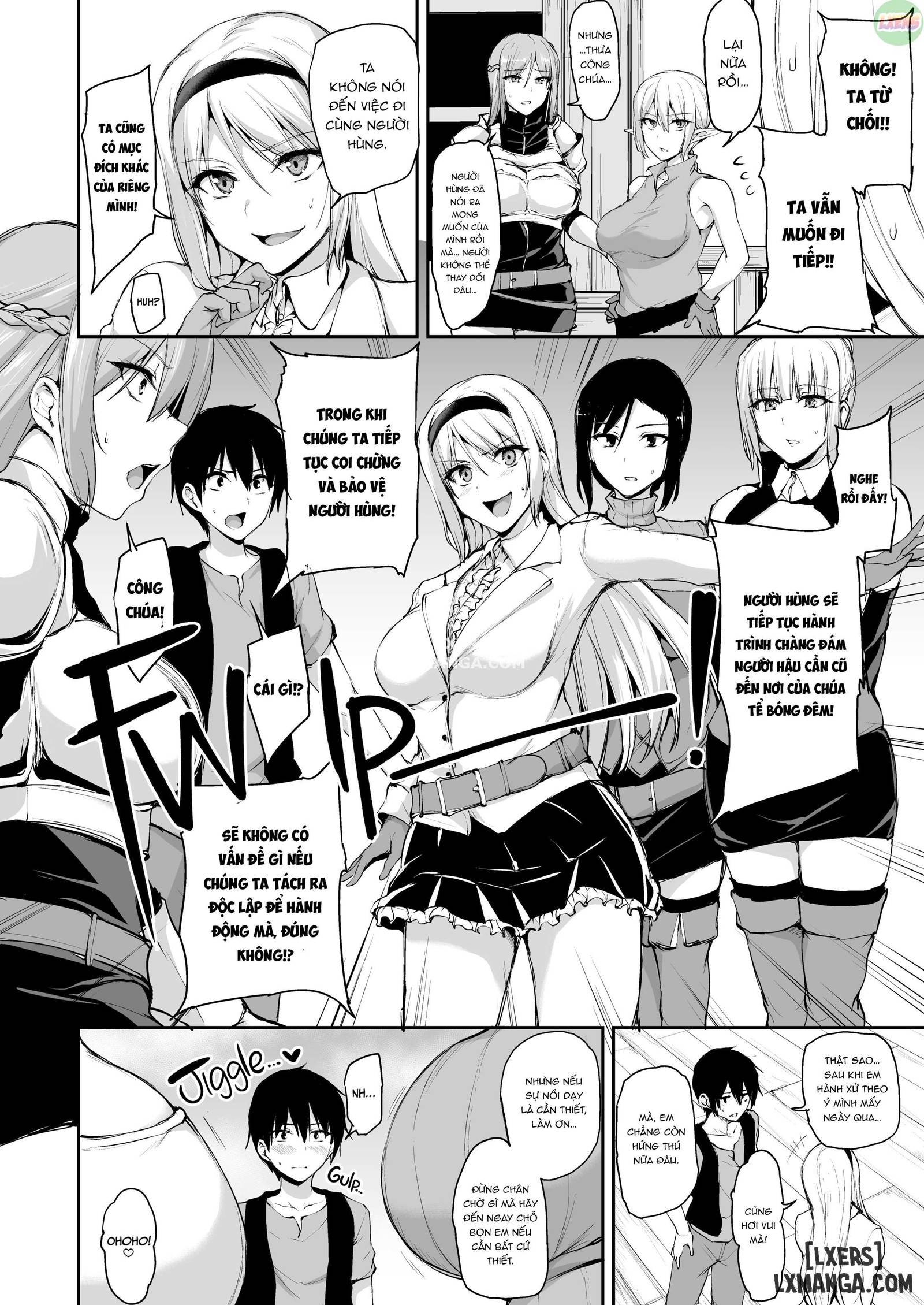 HentaiVN.net - Ảnh 64 - Câu Chuyện Về Harem Ở Dị Giới - Chapter 7