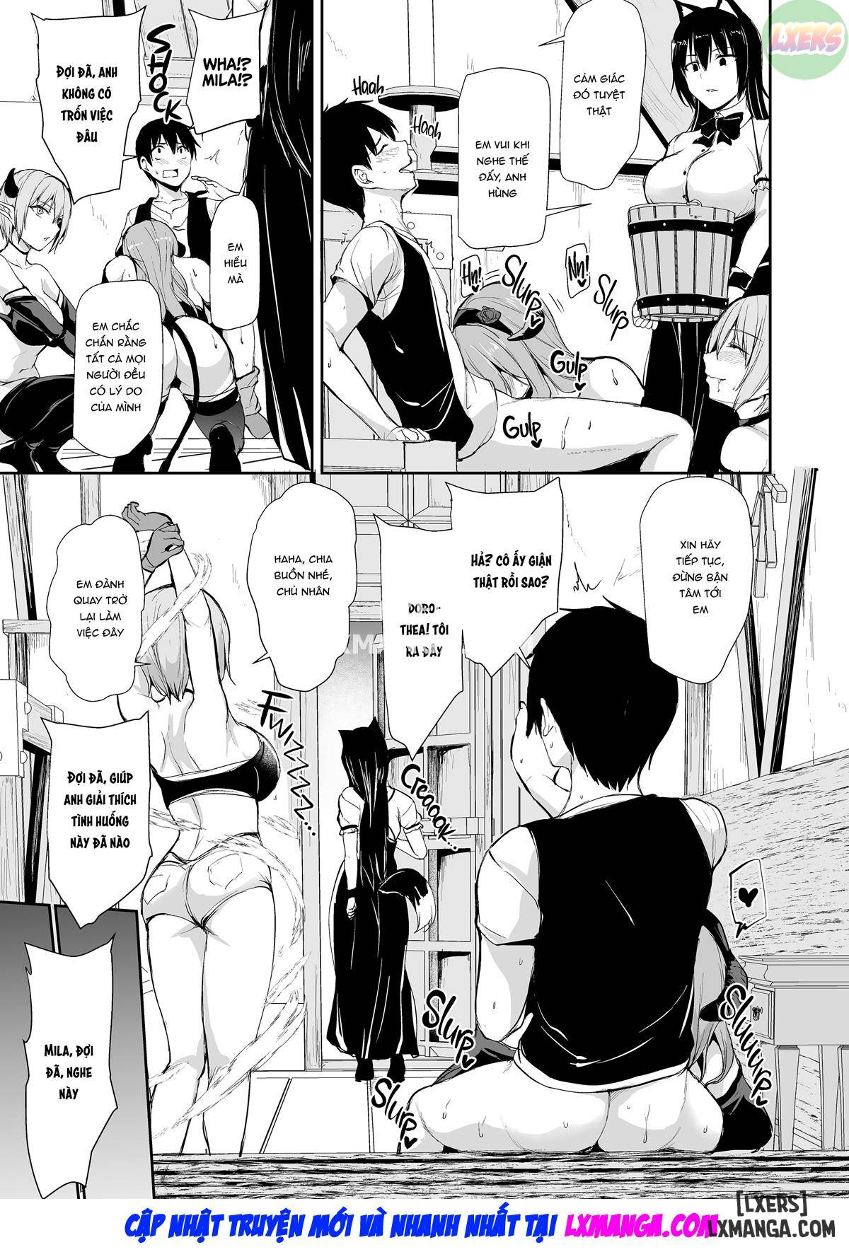 HentaiVN.net - Ảnh 23 - Câu Chuyện Về Harem Ở Dị Giới - Chapter 8
