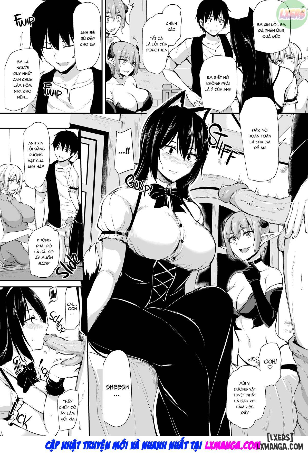 HentaiVN.net - Ảnh 25 - Câu Chuyện Về Harem Ở Dị Giới - Chapter 8