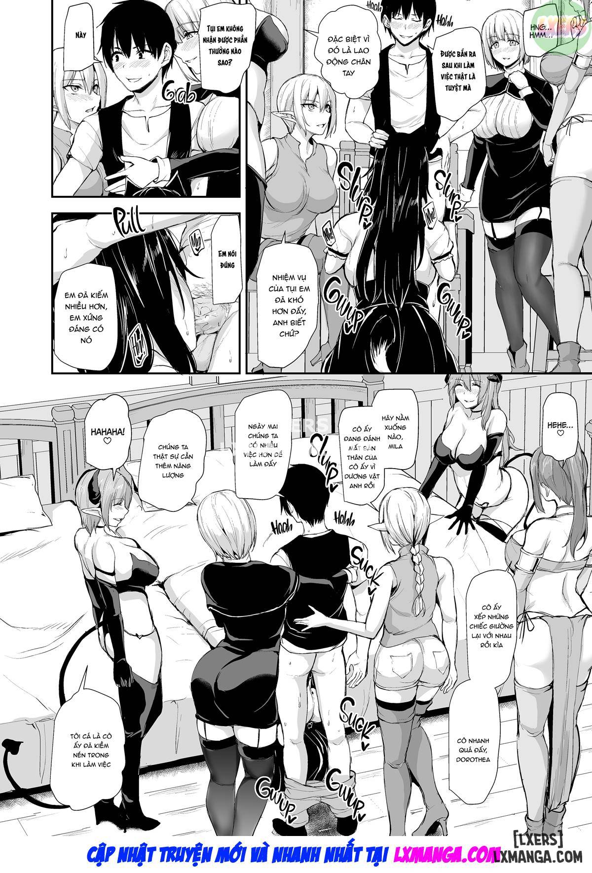 HentaiVN.net - Ảnh 26 - Câu Chuyện Về Harem Ở Dị Giới - Chapter 8