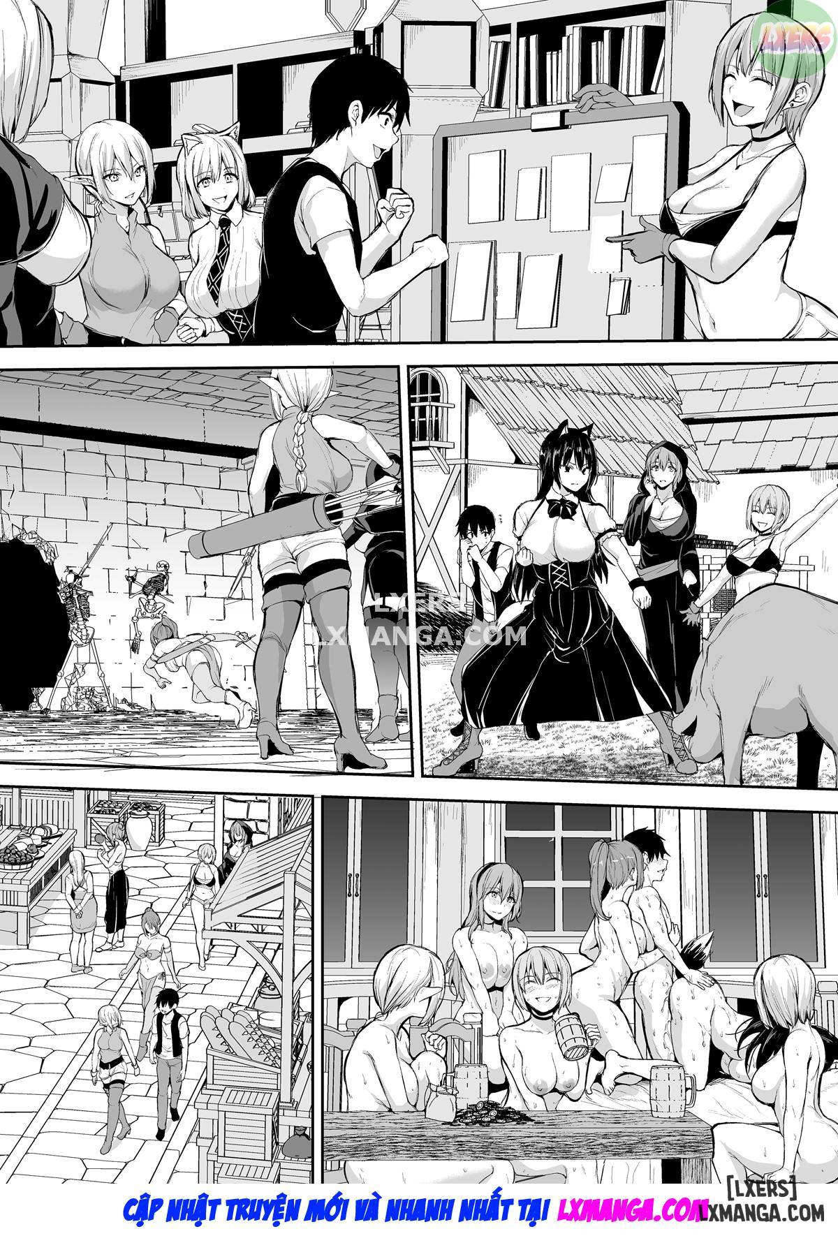 HentaiVN.net - Ảnh 40 - Câu Chuyện Về Harem Ở Dị Giới - Chapter 8