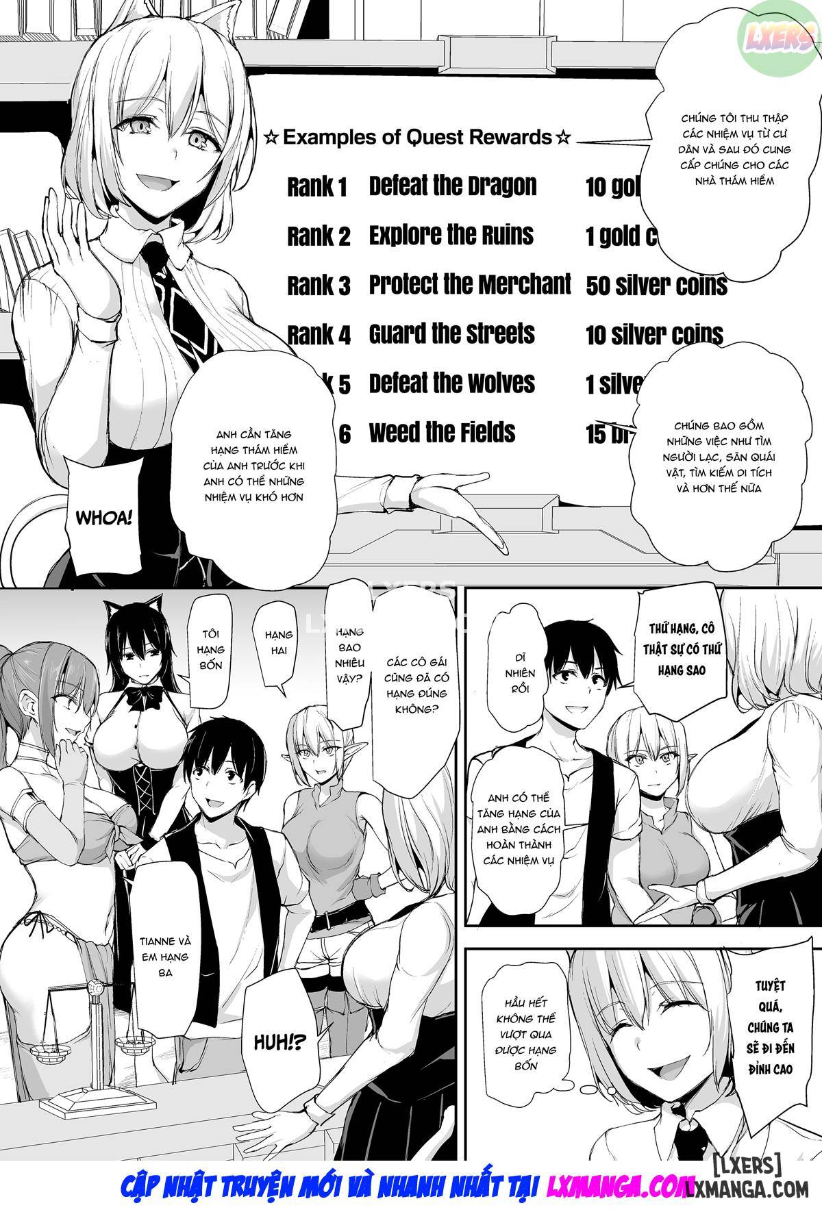 HentaiVN.net - Ảnh 8 - Câu Chuyện Về Harem Ở Dị Giới - Chapter 8