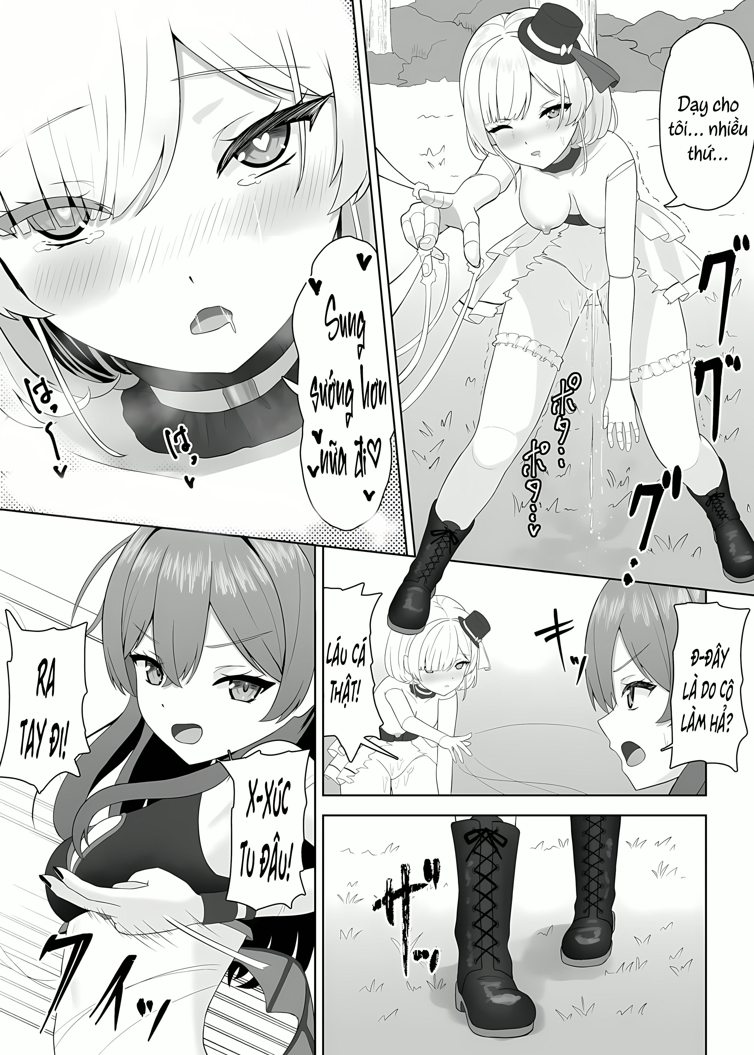 HentaiVN.net - Ảnh 27 - Trò Chơi Bách Hợp Của Búp Bê Bé Gái Ngây Thơ Và Succubus Damdang - 51 Trang Sẽ Lé