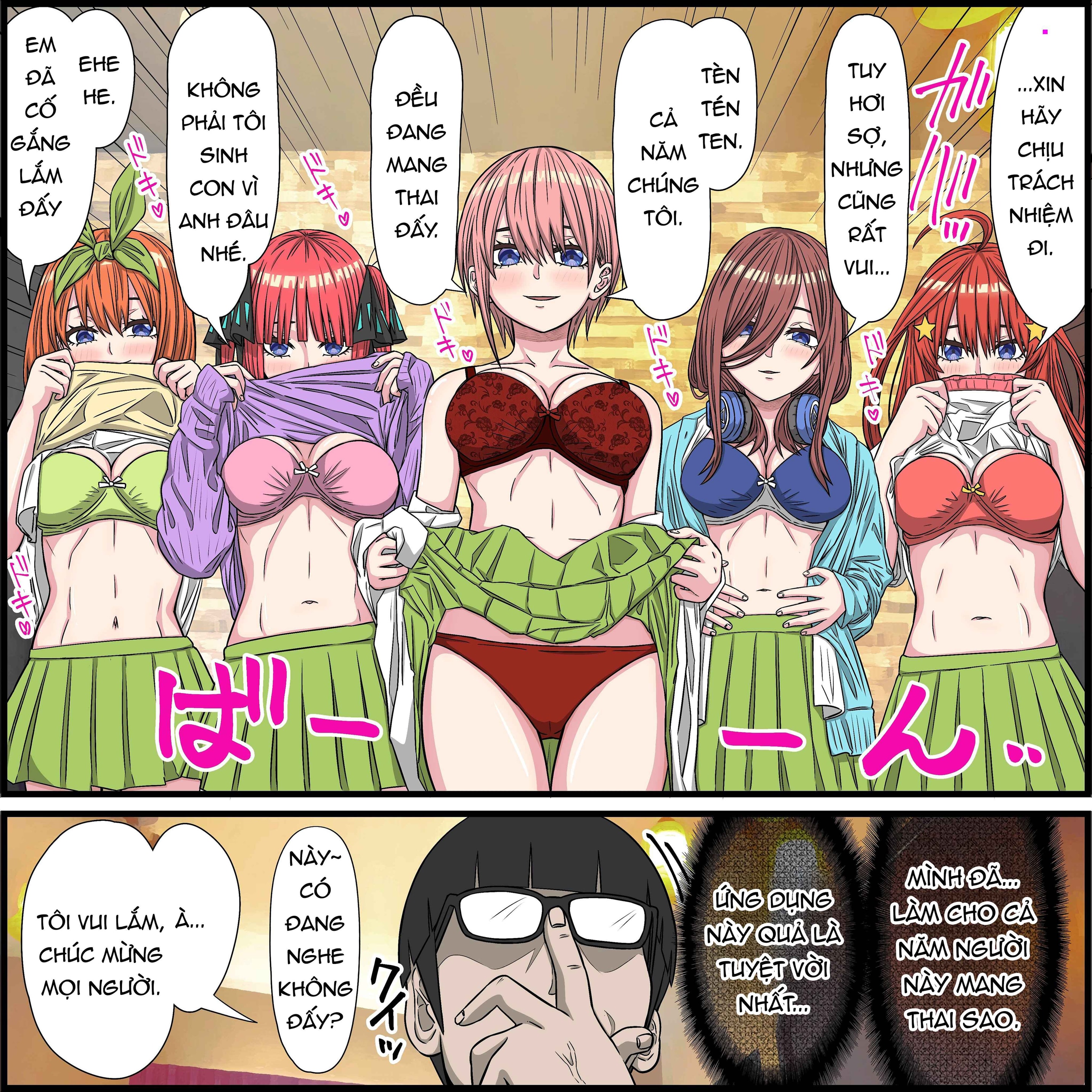 HentaiVN.net - Ảnh 5 - Tuyển tập Gotoubun no Hanayome của tác giả banana style - Part 4