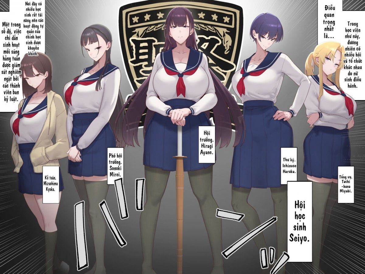 HentaiVN.net - Ảnh 4 - Daraku Seitokai ~Hiiragi Ayane Hen~ [堕落生徒会〜柊綾音編〜] - Chap 1