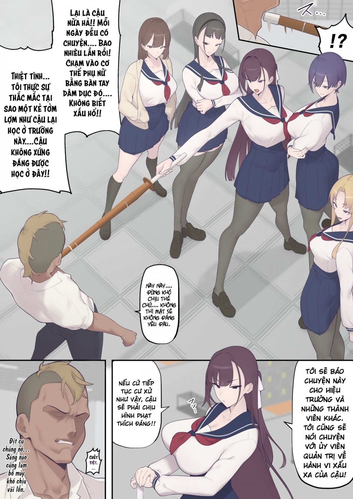 HentaiVN.net - Ảnh 5 - Daraku Seitokai ~Hiiragi Ayane Hen~ [堕落生徒会〜柊綾音編〜] - Chap 1