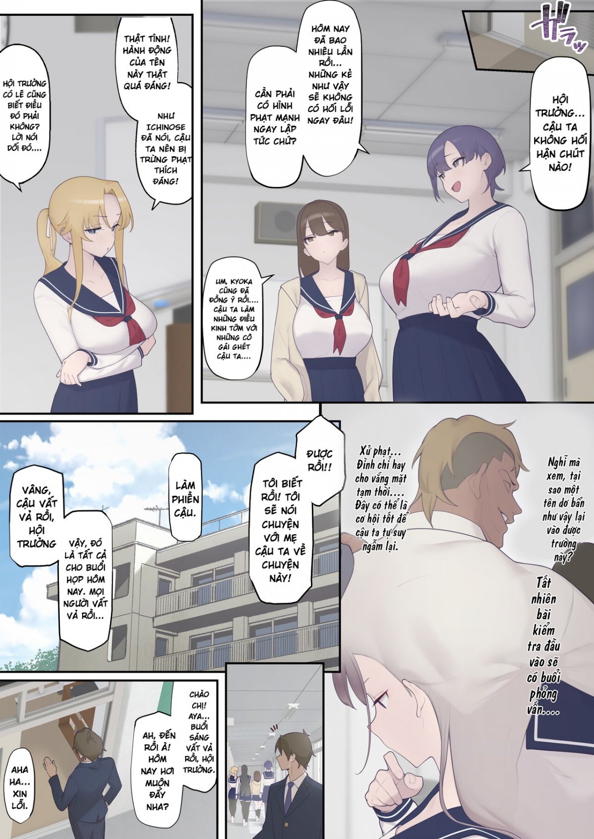 HentaiVN.net - Ảnh 6 - Daraku Seitokai ~Hiiragi Ayane Hen~ [堕落生徒会〜柊綾音編〜] - Chap 1