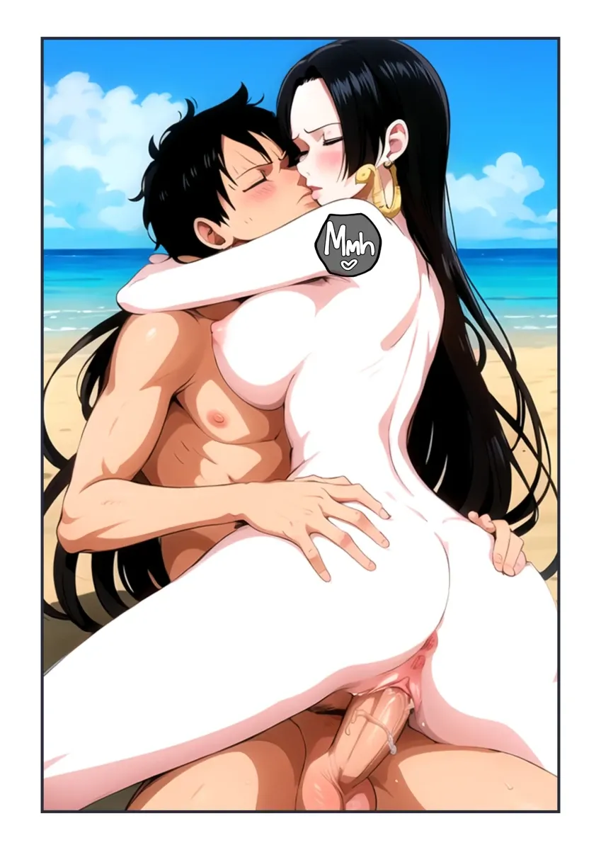 HentaiVN.net - Ảnh 23 - Luffy đụ Hancock ở bãi biển - Oneshot
