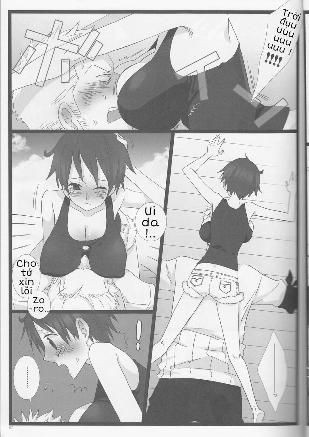 HentaiVN.net - Ảnh 7 - Khi Luffy là con gái (One piece) [Caesar Salad Ontama Nose (One Piece) | Grand Girls Habitude (One Piece)] - Tôi là Monkey.D Luffy