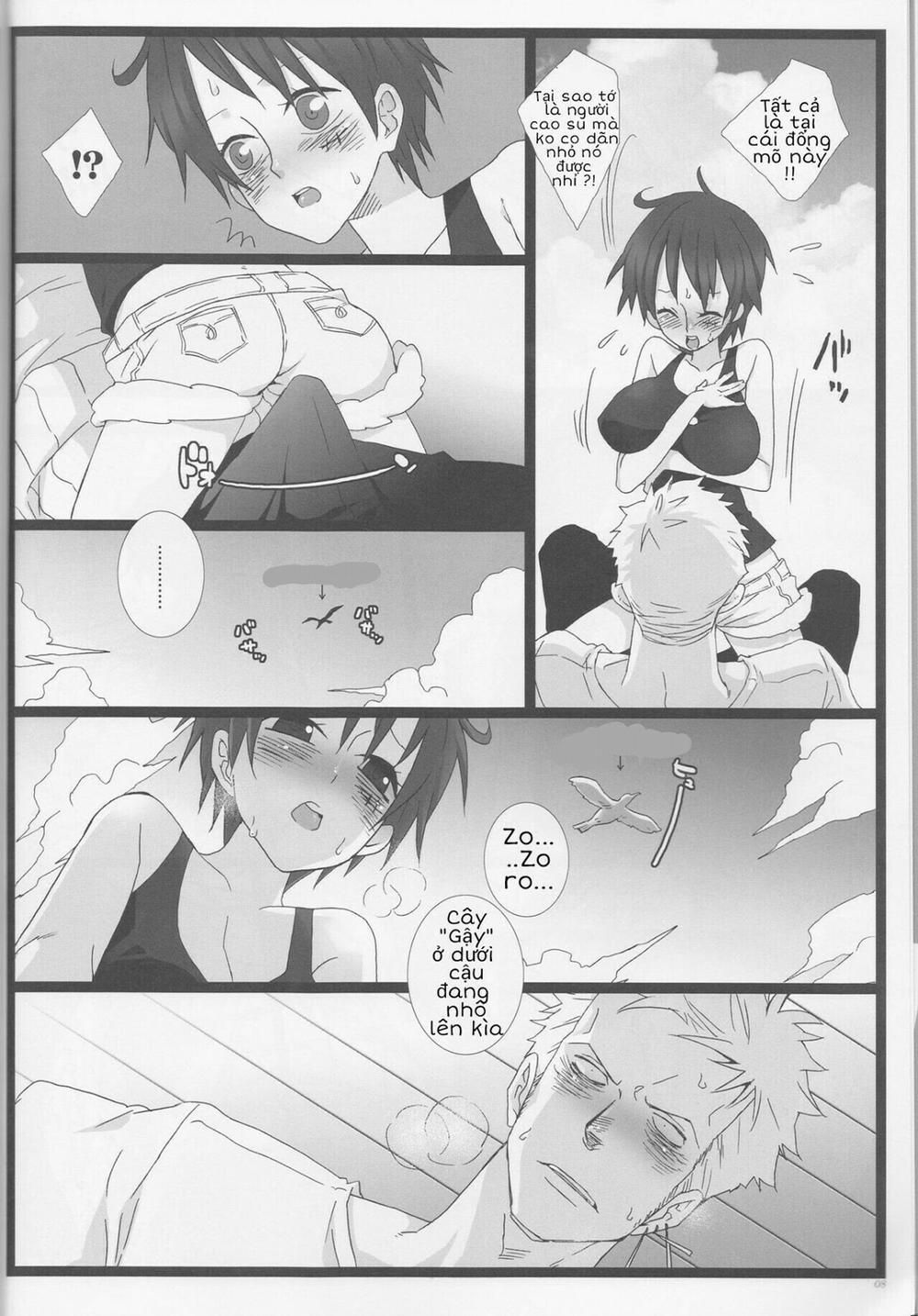 HentaiVN.net - Ảnh 8 - Khi Luffy là con gái (One piece) [Caesar Salad Ontama Nose (One Piece) | Grand Girls Habitude (One Piece)] - Tôi là Monkey.D Luffy