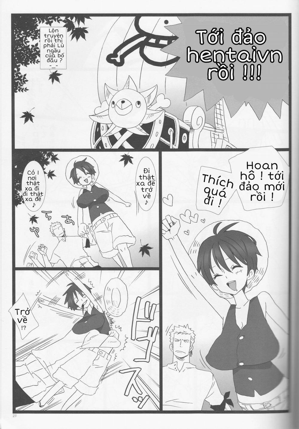 HentaiVN.net - Ảnh 5 - Khi Luffy là con gái (One piece) [Caesar Salad Ontama Nose (One Piece) | Grand Girls Habitude (One Piece)] - Đảo mới
