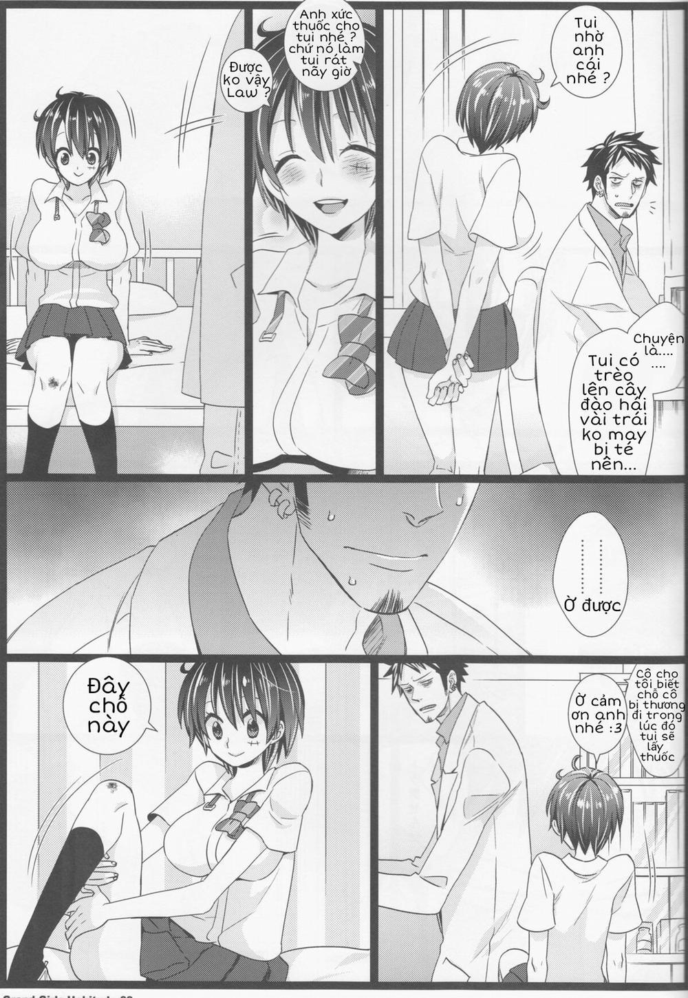 HentaiVN.net - Ảnh 5 - Khi Luffy là con gái (One piece) [Caesar Salad Ontama Nose (One Piece) | Grand Girls Habitude (One Piece)] - Bác sĩ tử thần Law
