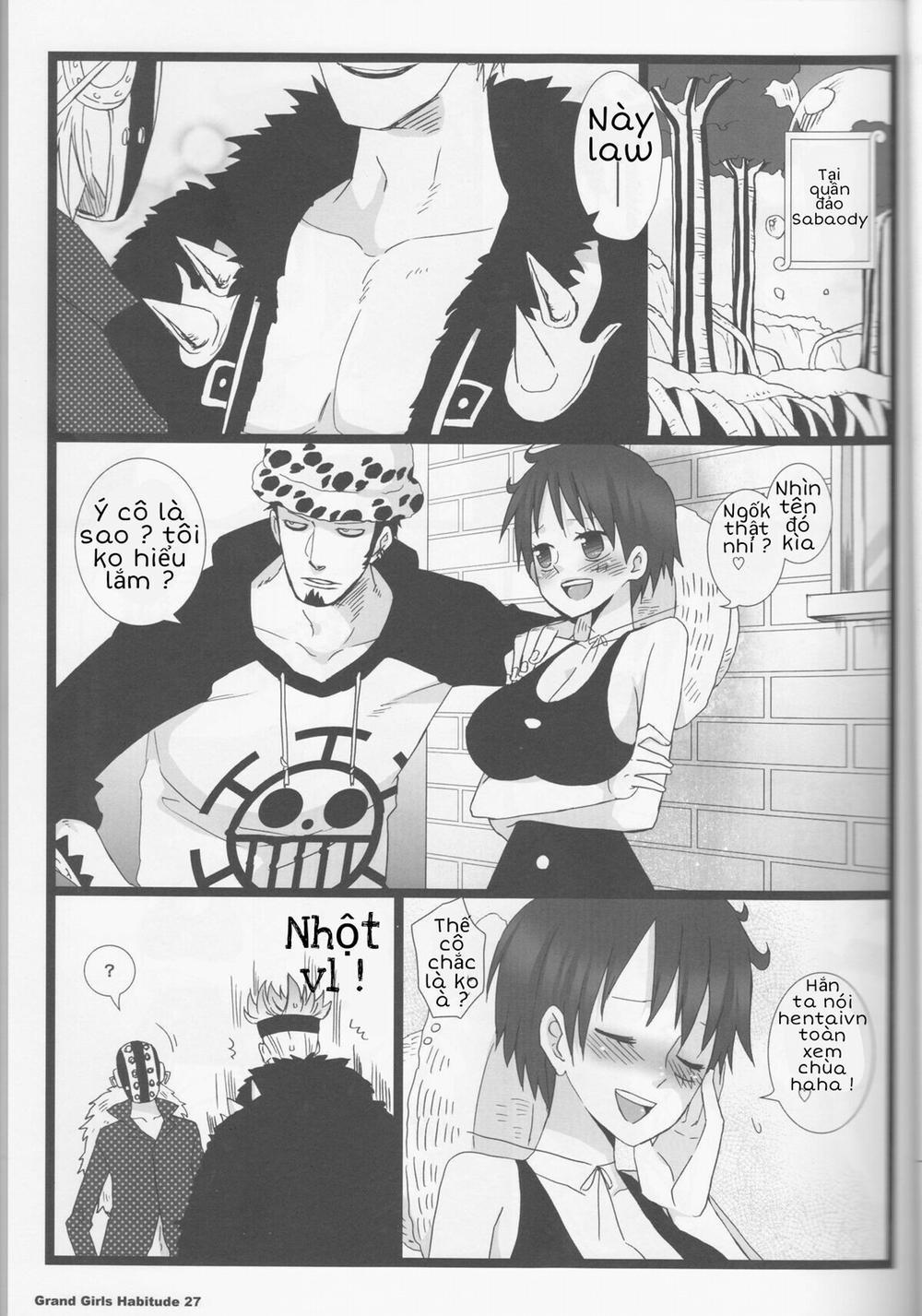 HentaiVN.net - Ảnh 4 - Khi Luffy là con gái (One piece) [Caesar Salad Ontama Nose (One Piece) | Grand Girls Habitude (One Piece)] - Mũ rơm ngốk đi chơi