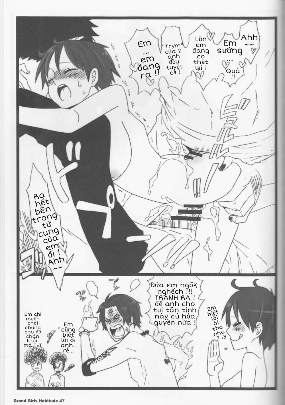 HentaiVN.net - Ảnh 13 - Khi Luffy là con gái (One piece) [Caesar Salad Ontama Nose (One Piece) | Grand Girls Habitude (One Piece)] - 2 năm gặp lại