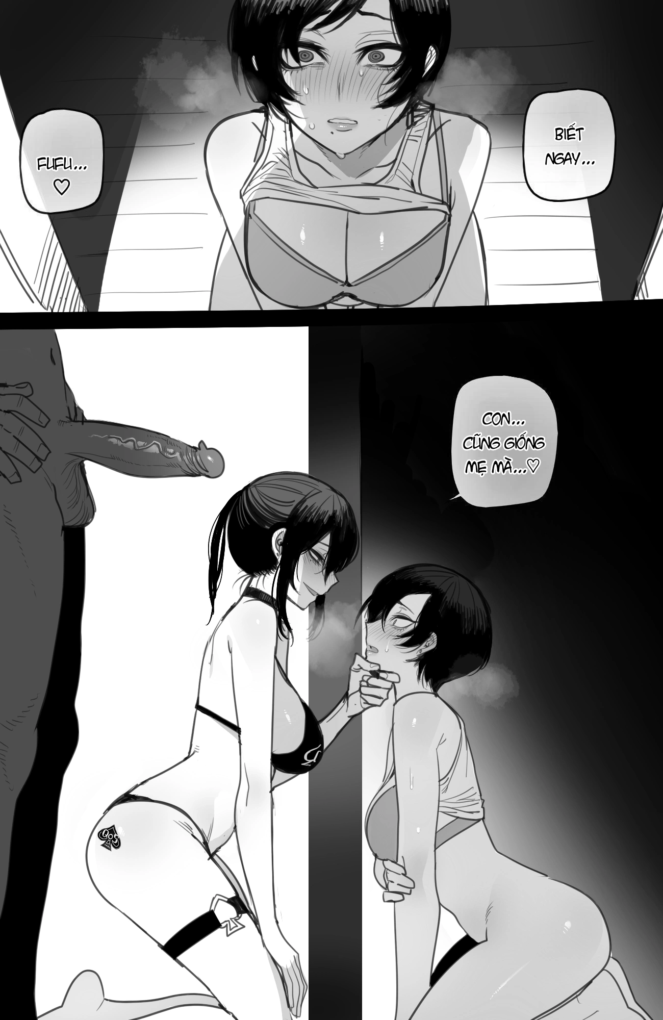HentaiVN.net - Ảnh 15 - Mẹ và con gái nghiện BBC - Oneshot