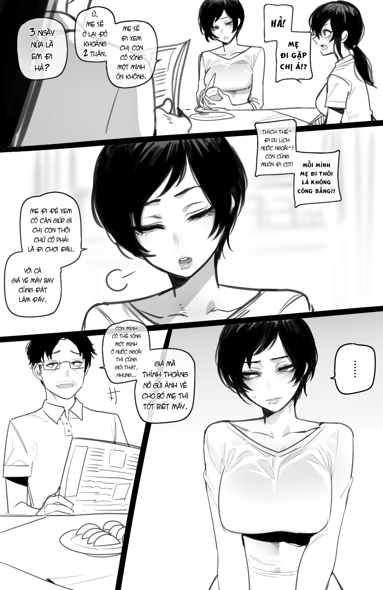HentaiVN.net - Ảnh 3 - Mẹ và con gái nghiện BBC - Oneshot