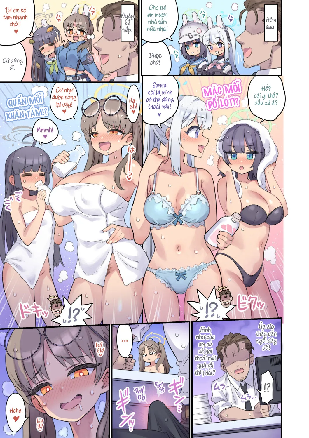 HentaiVN.net - Ảnh 4 - Vượt Rào Cùng Các Em Thỏ SRT - Oneshot