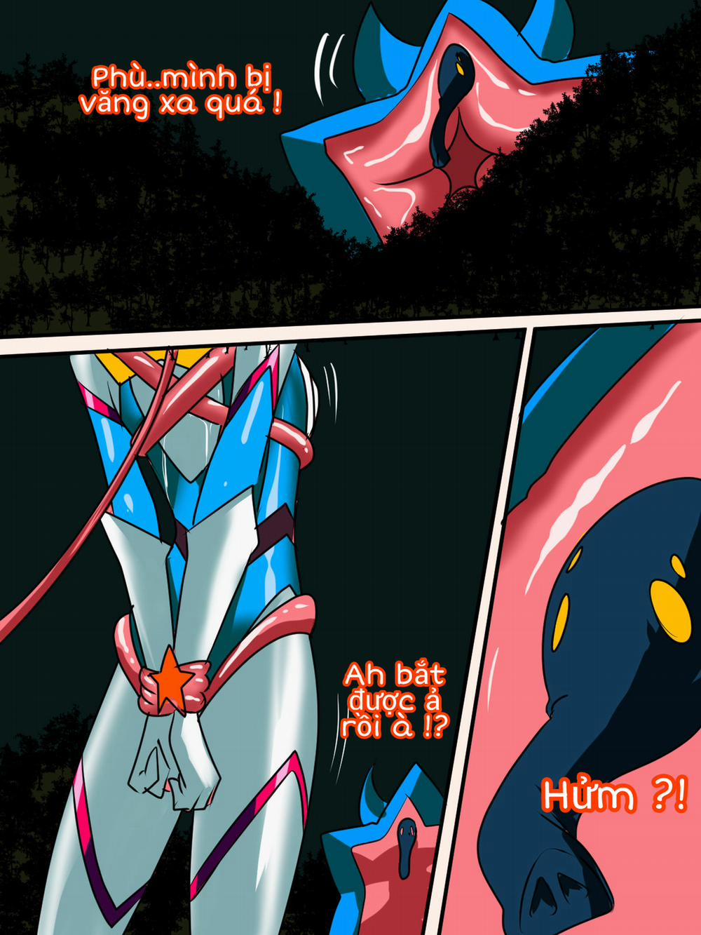 HentaiVN.net - Ảnh 25 - Siêu nhân điện quang (Ultraman) [Urutora No Senshi Netisu (Ultraman)] - Chap 4 Trả thù