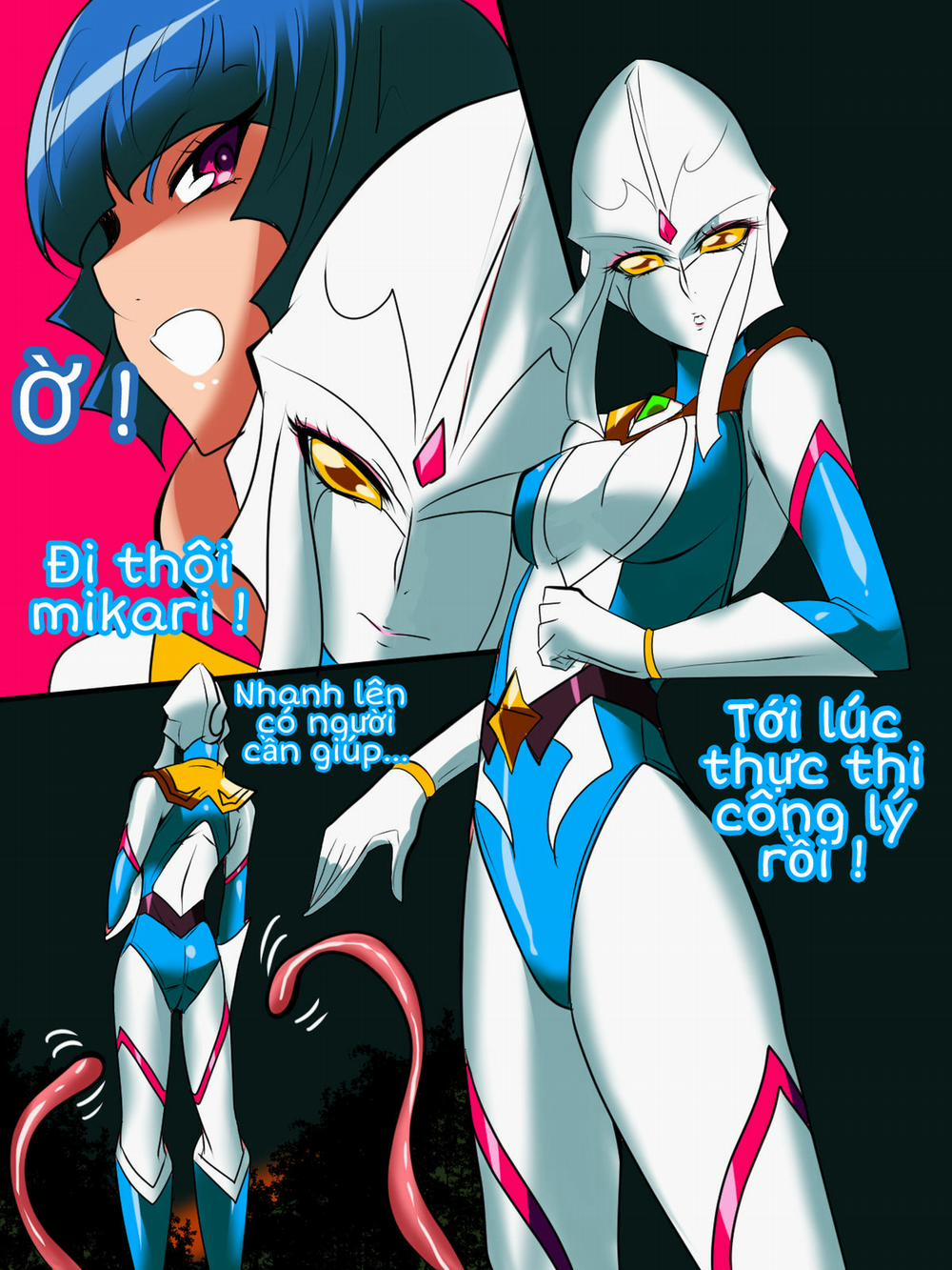 HentaiVN.net - Ảnh 5 - Siêu nhân điện quang (Ultraman) [Urutora No Senshi Netisu (Ultraman)] - Chap 4 Trả thù