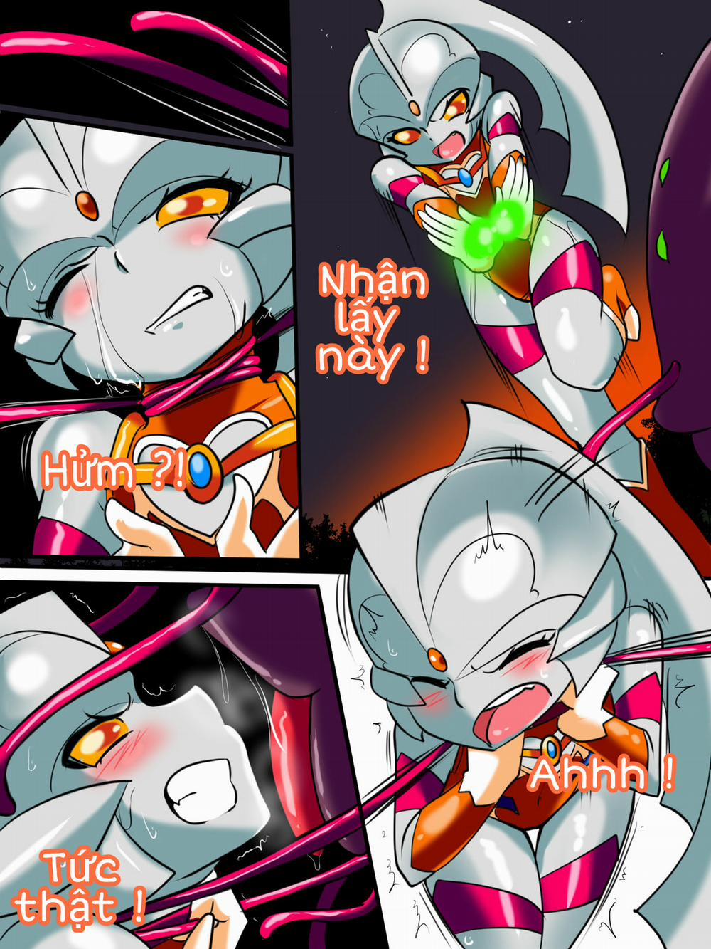 HentaiVN.net - Ảnh 11 - Siêu nhân điện quang (Ultraman) [Urutora No Senshi Netisu (Ultraman)] - Chap 5 Ultra loli