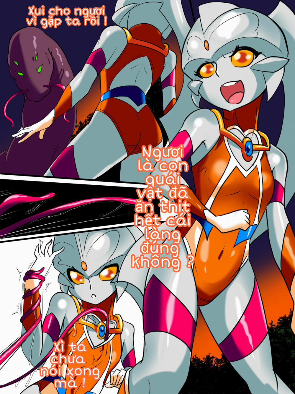 HentaiVN.net - Ảnh 4 - Siêu nhân điện quang (Ultraman) [Urutora No Senshi Netisu (Ultraman)] - Chap 5 Ultra loli