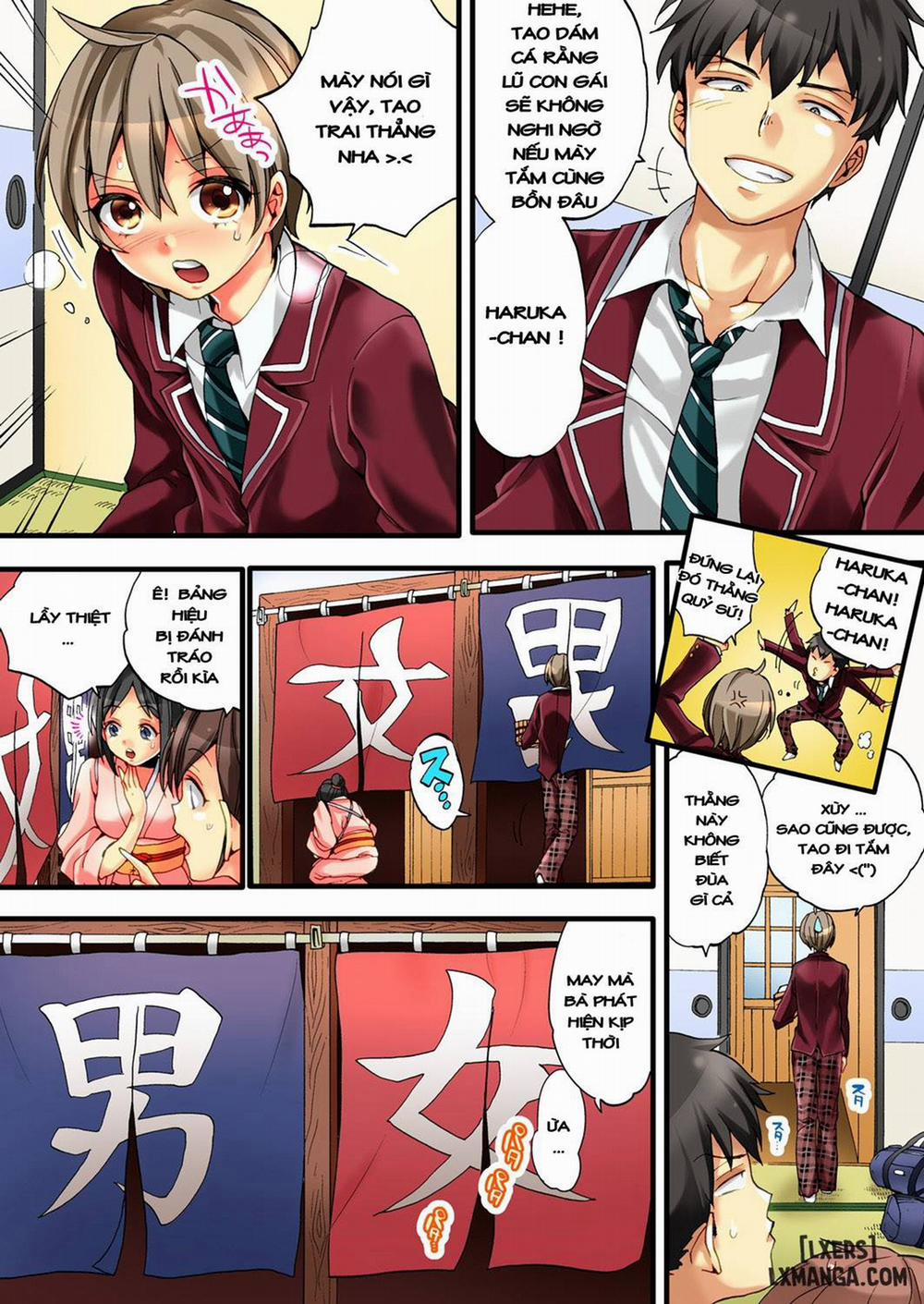HentaiVN.net - Ảnh 4 - Cuộc Sống hóa gái của Haruka [Onna no Karada de iki Sugite Yabai!] - Chap 1