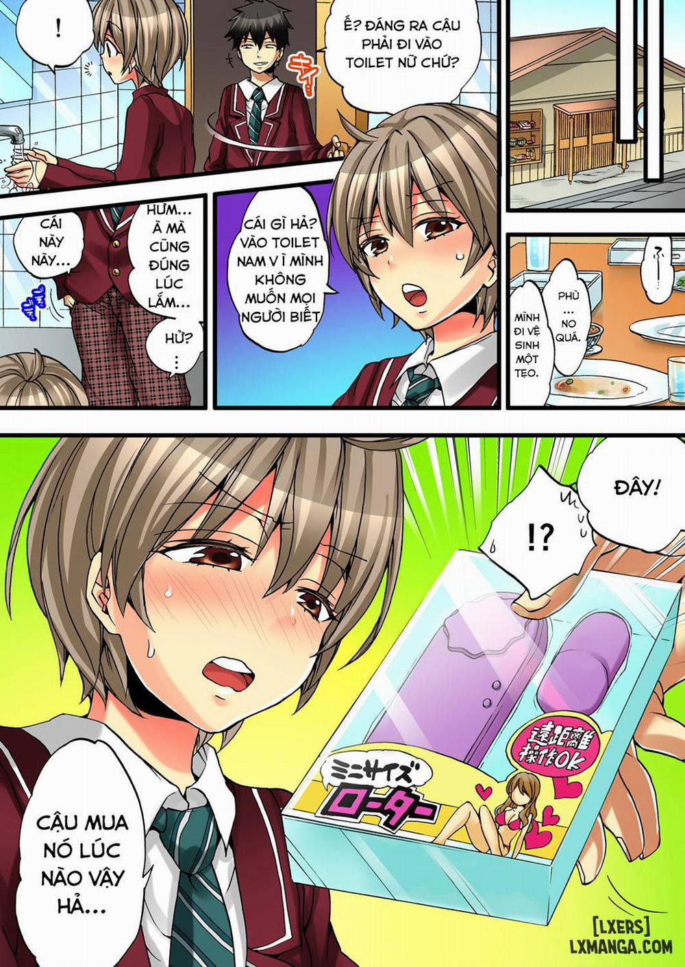 HentaiVN.net - Ảnh 14 - Cuộc Sống hóa gái của Haruka [Onna no Karada de iki Sugite Yabai!] - Chap 3