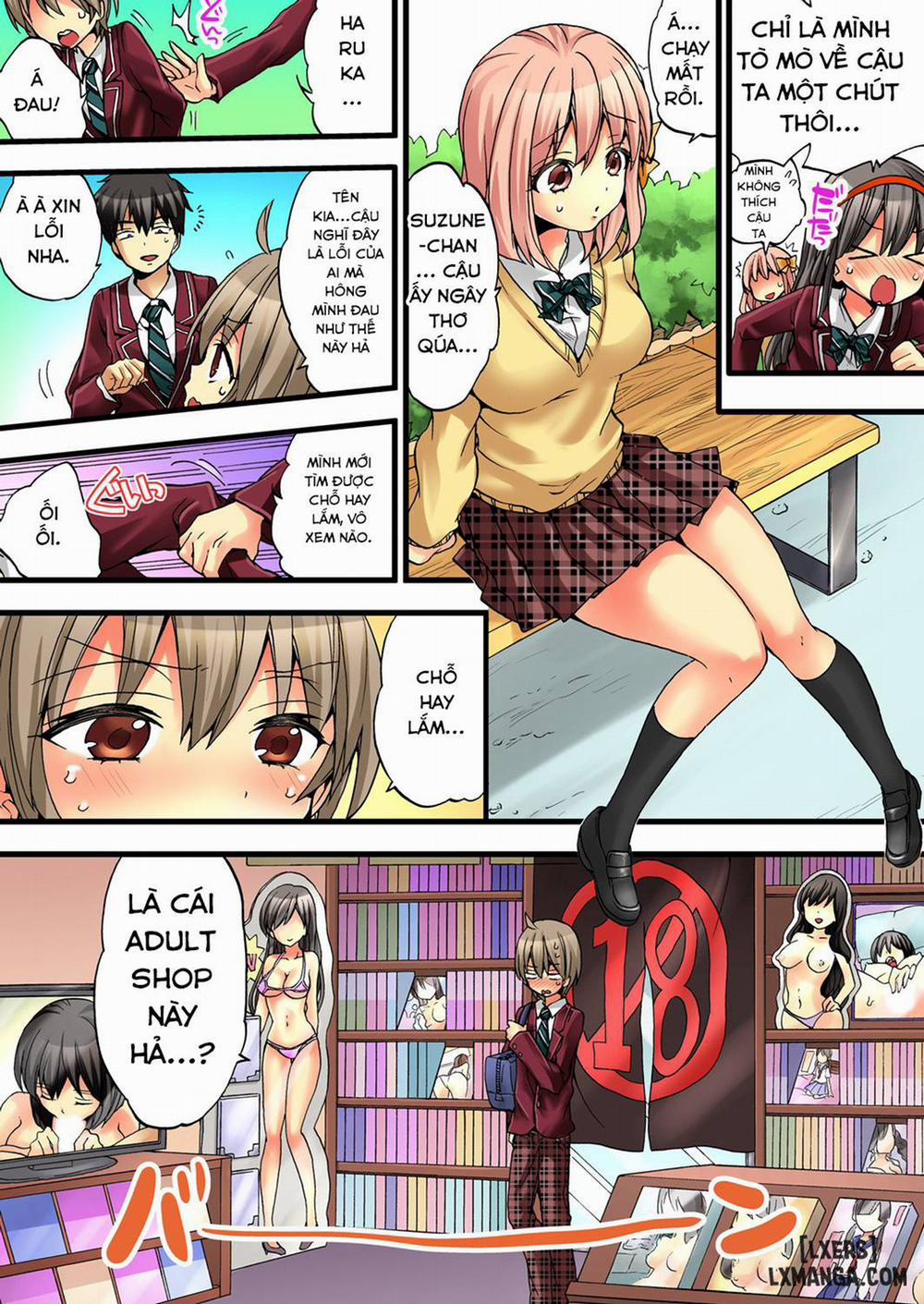 HentaiVN.net - Ảnh 3 - Cuộc Sống hóa gái của Haruka [Onna no Karada de iki Sugite Yabai!] - Chap 3