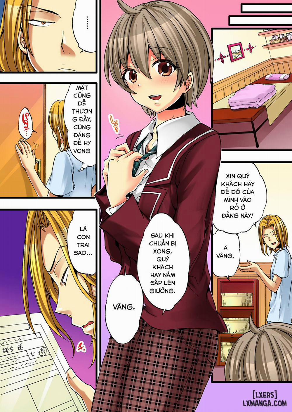 HentaiVN.net - Ảnh 4 - Cuộc Sống hóa gái của Haruka [Onna no Karada de iki Sugite Yabai!] - Chap 4